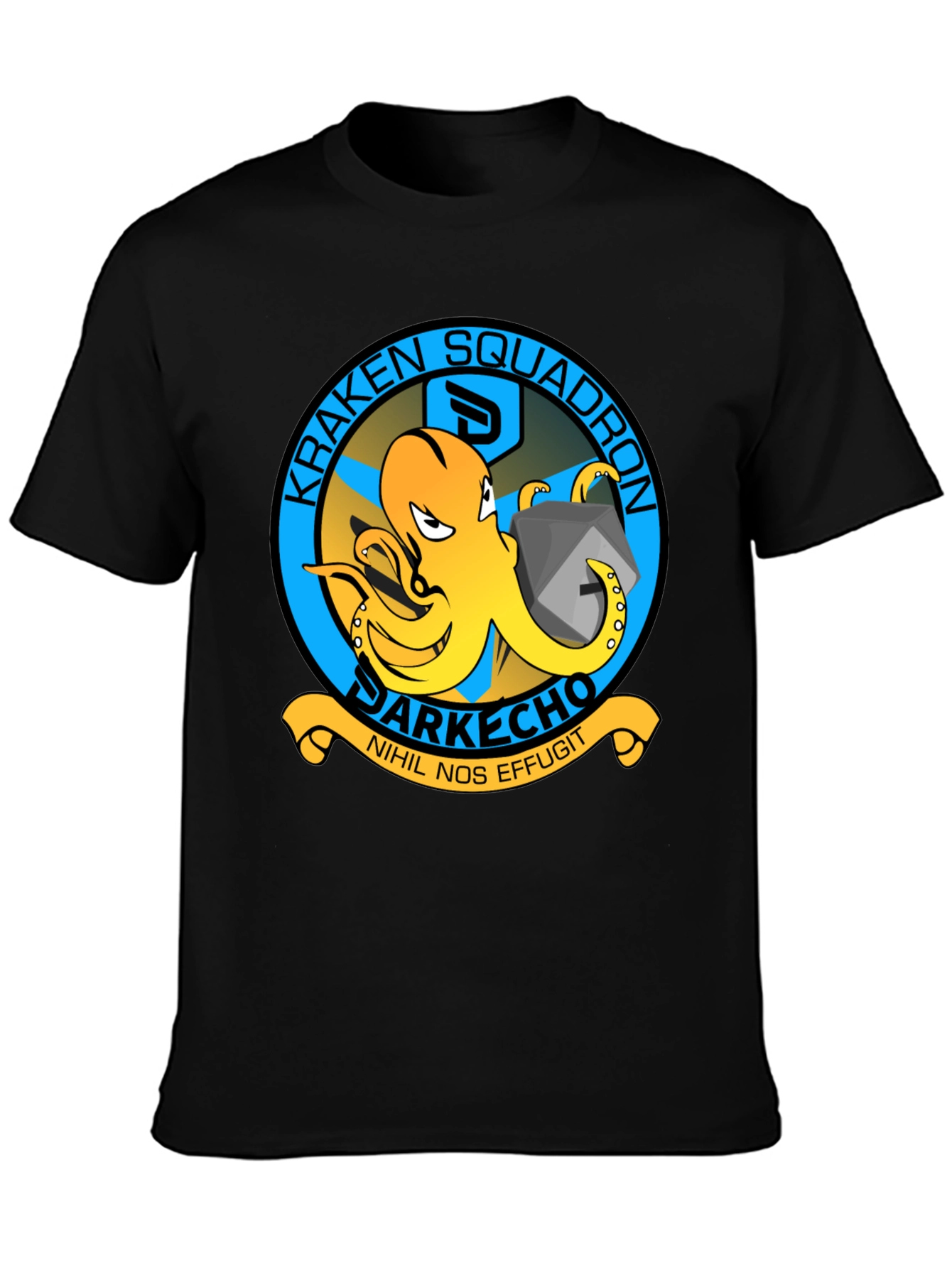 Kraken Squadron Graphic T-Shirt - Dark Echo Design