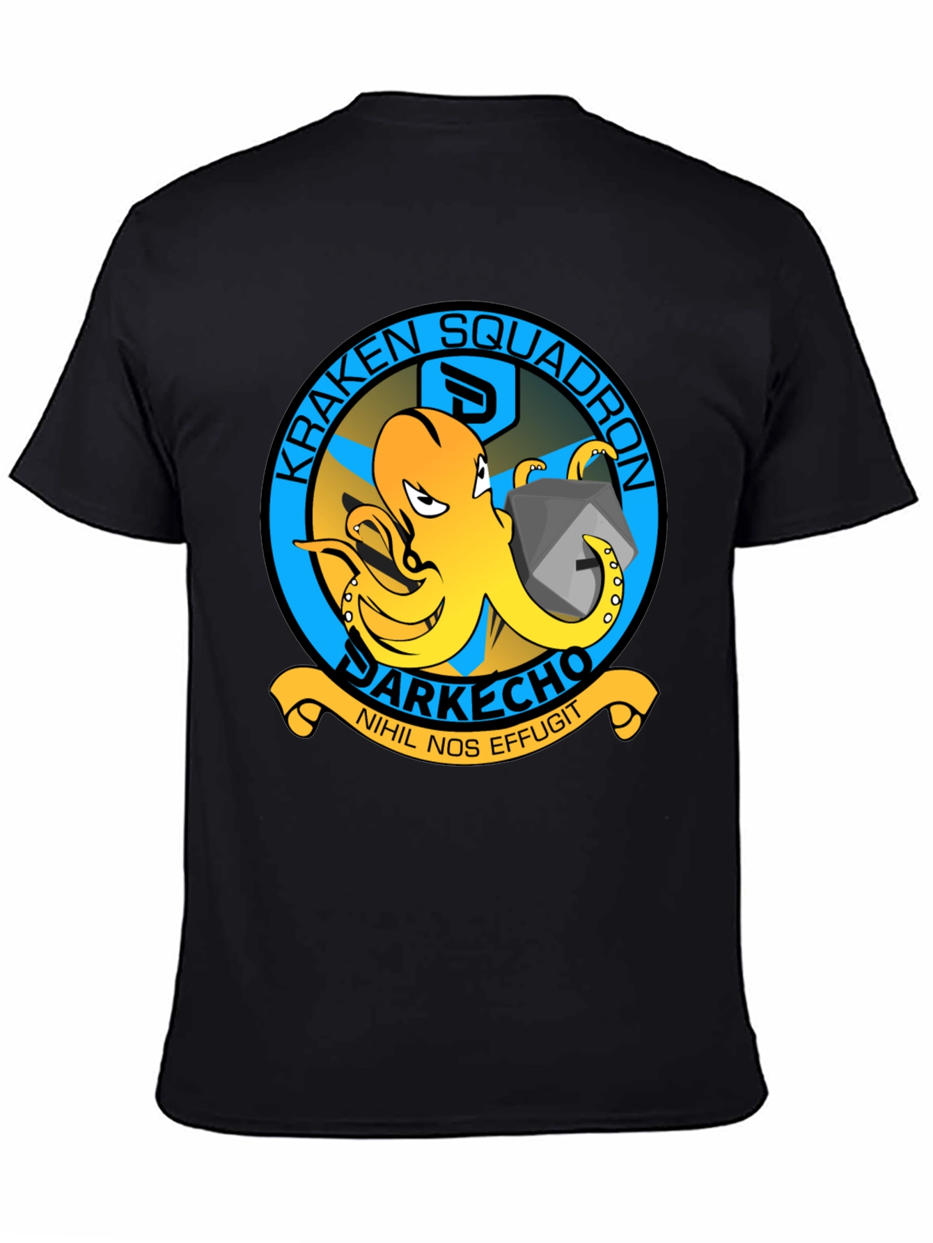 Kraken Squadron Graphic T-Shirt - Dark Echo Design