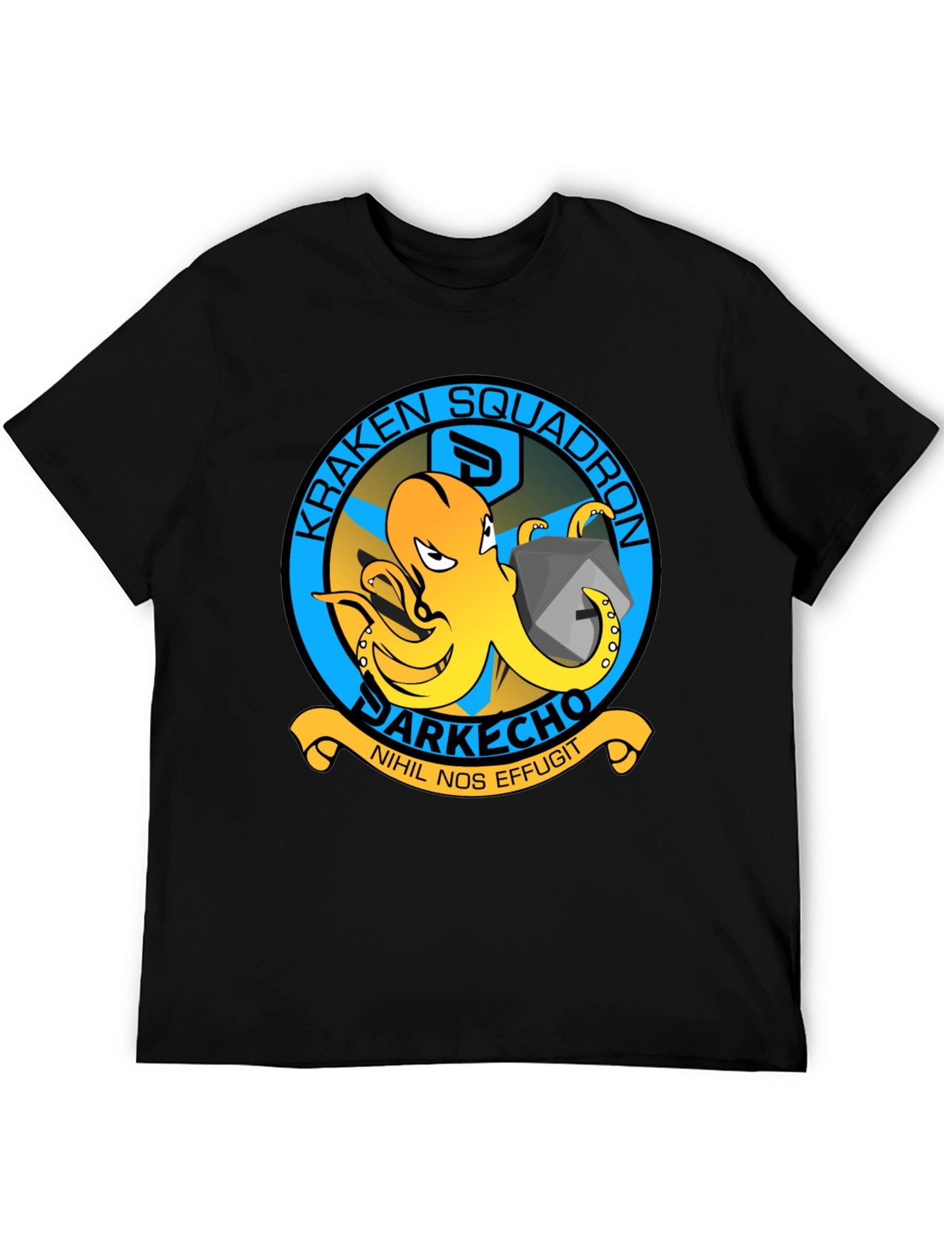 Kraken Squadron Graphic T-Shirt - Dark Echo Design