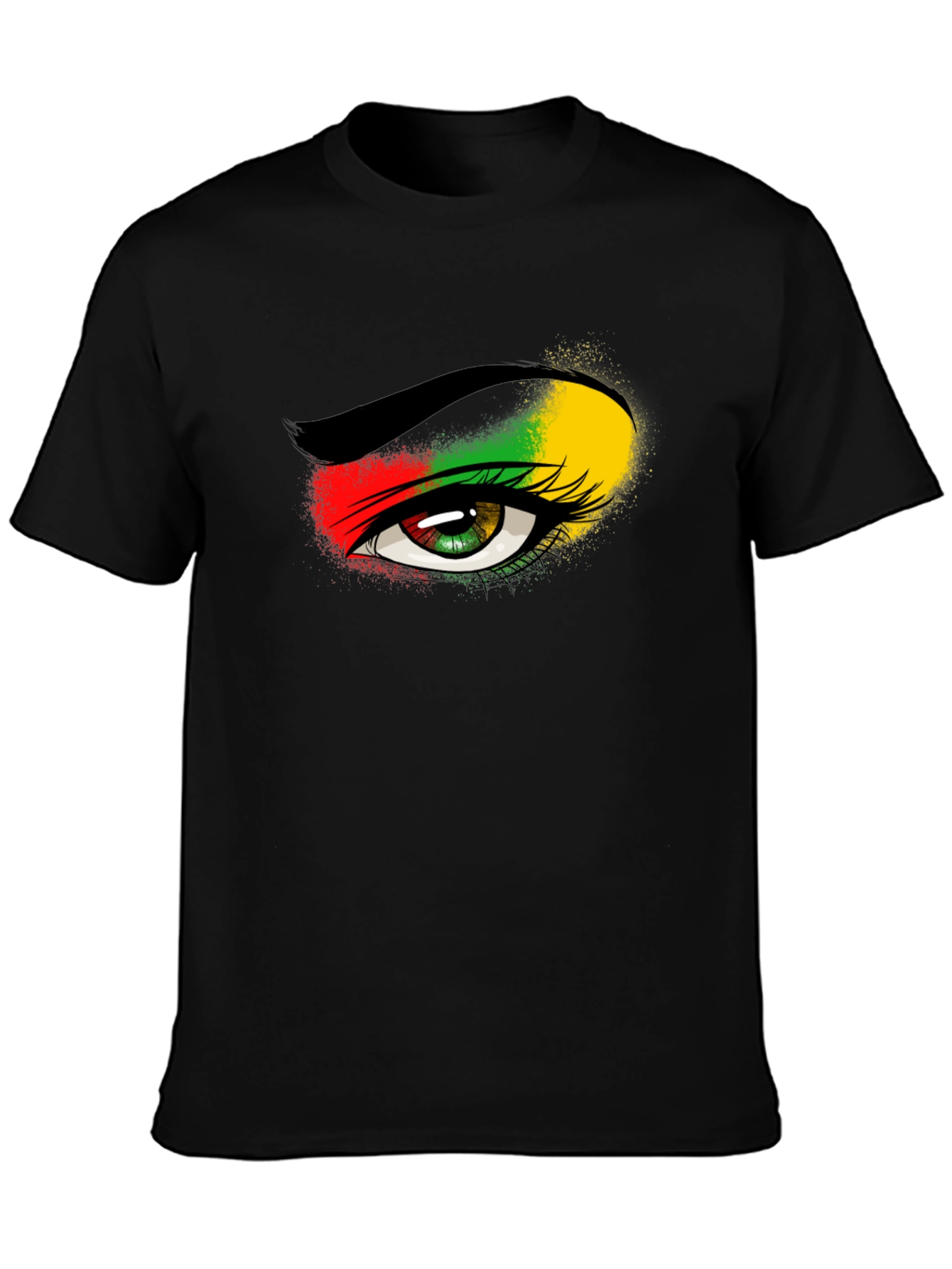 Rasta Eye Graphic Tee - Cool Casual Shirt