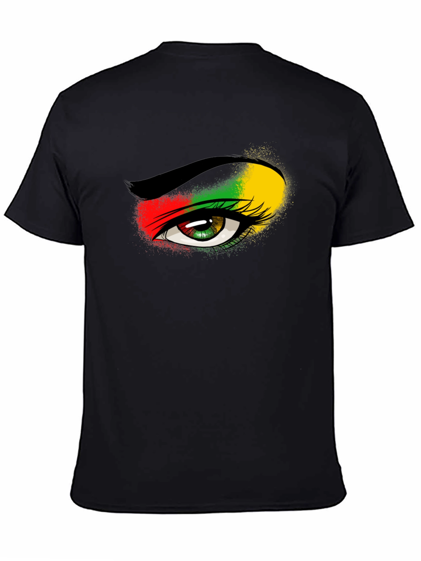 Rasta Eye Graphic Tee - Cool Casual Shirt
