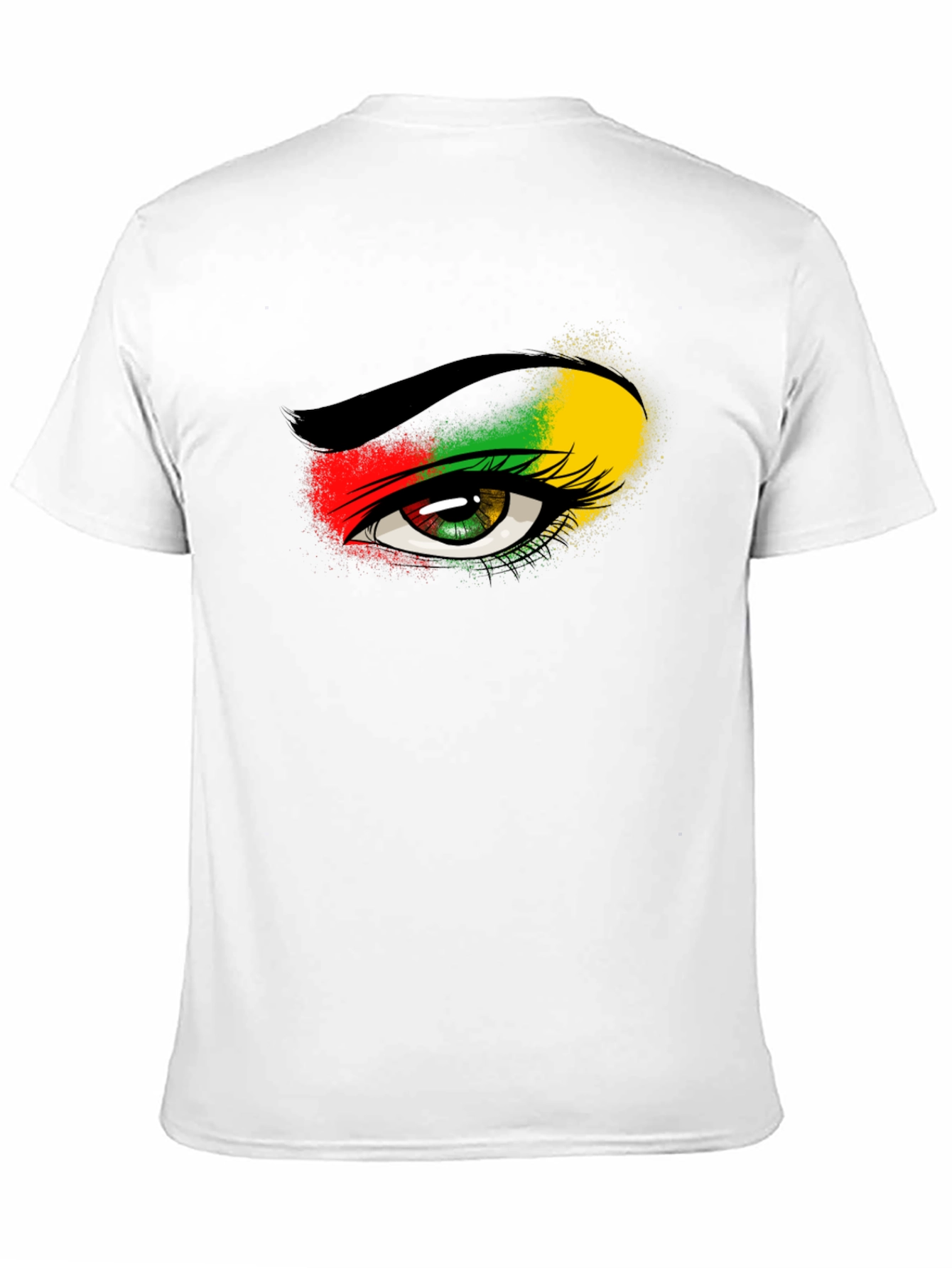 Rasta Eye Graphic Tee - Cool Casual Shirt