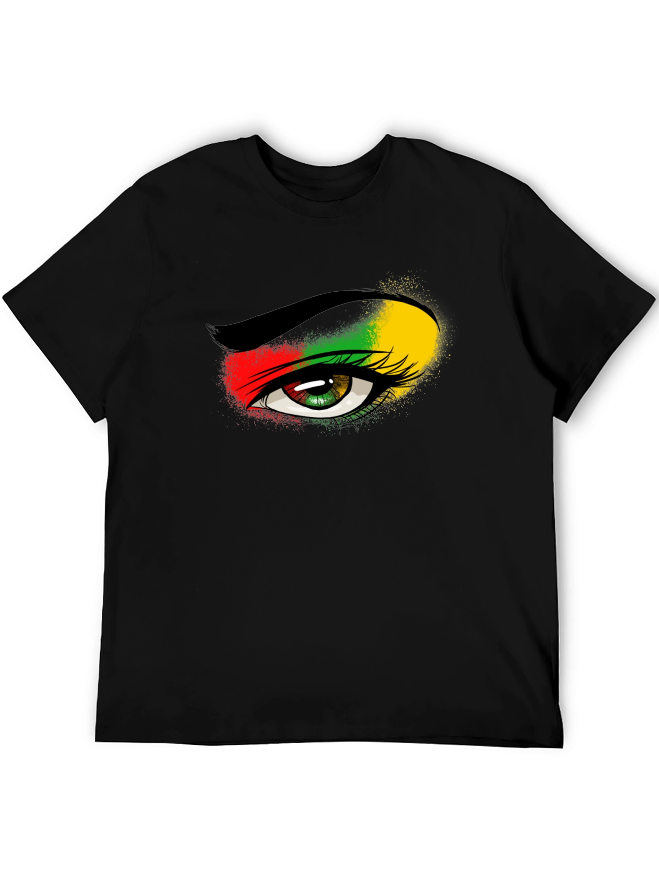 Rasta Eye Graphic Tee - Cool Casual Shirt