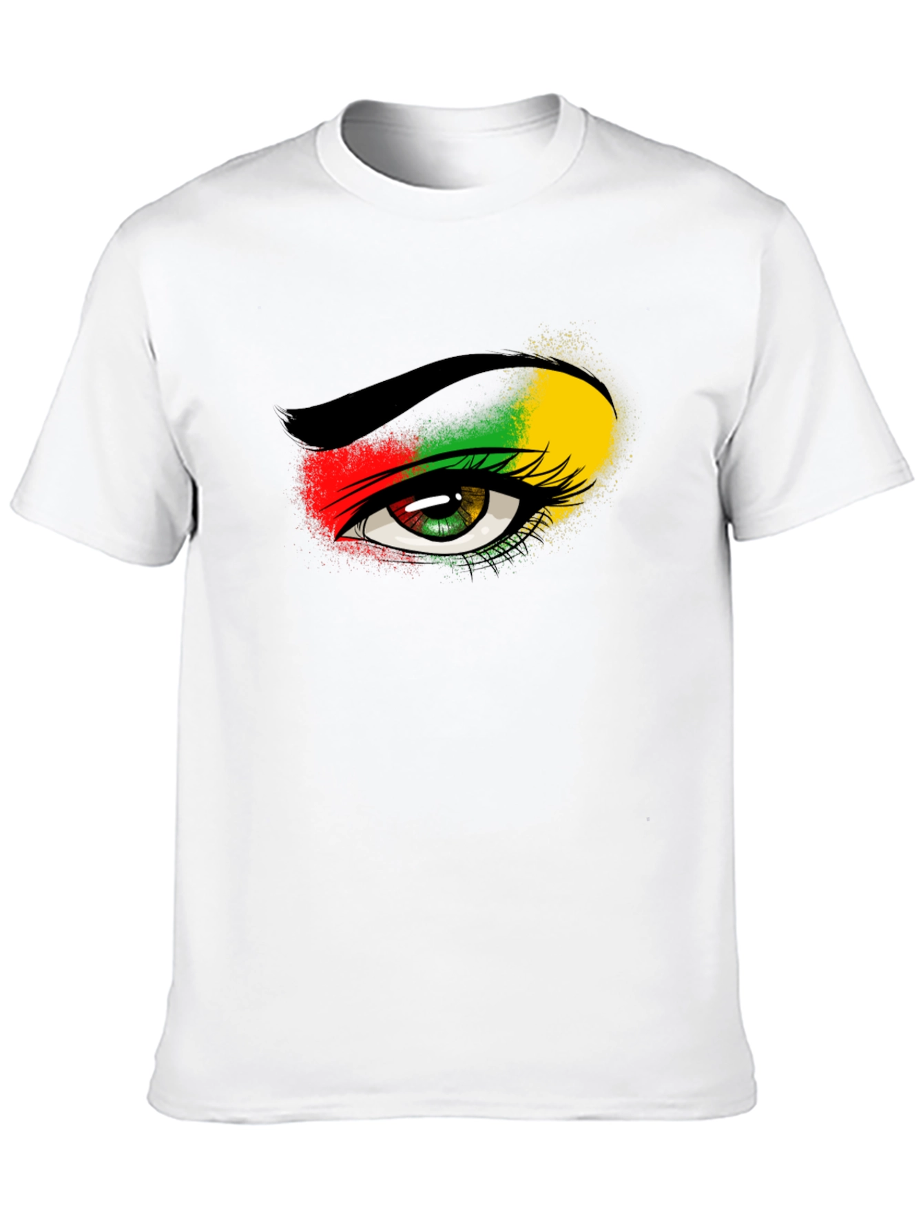 Rasta Eye Graphic Tee - Cool Casual Shirt