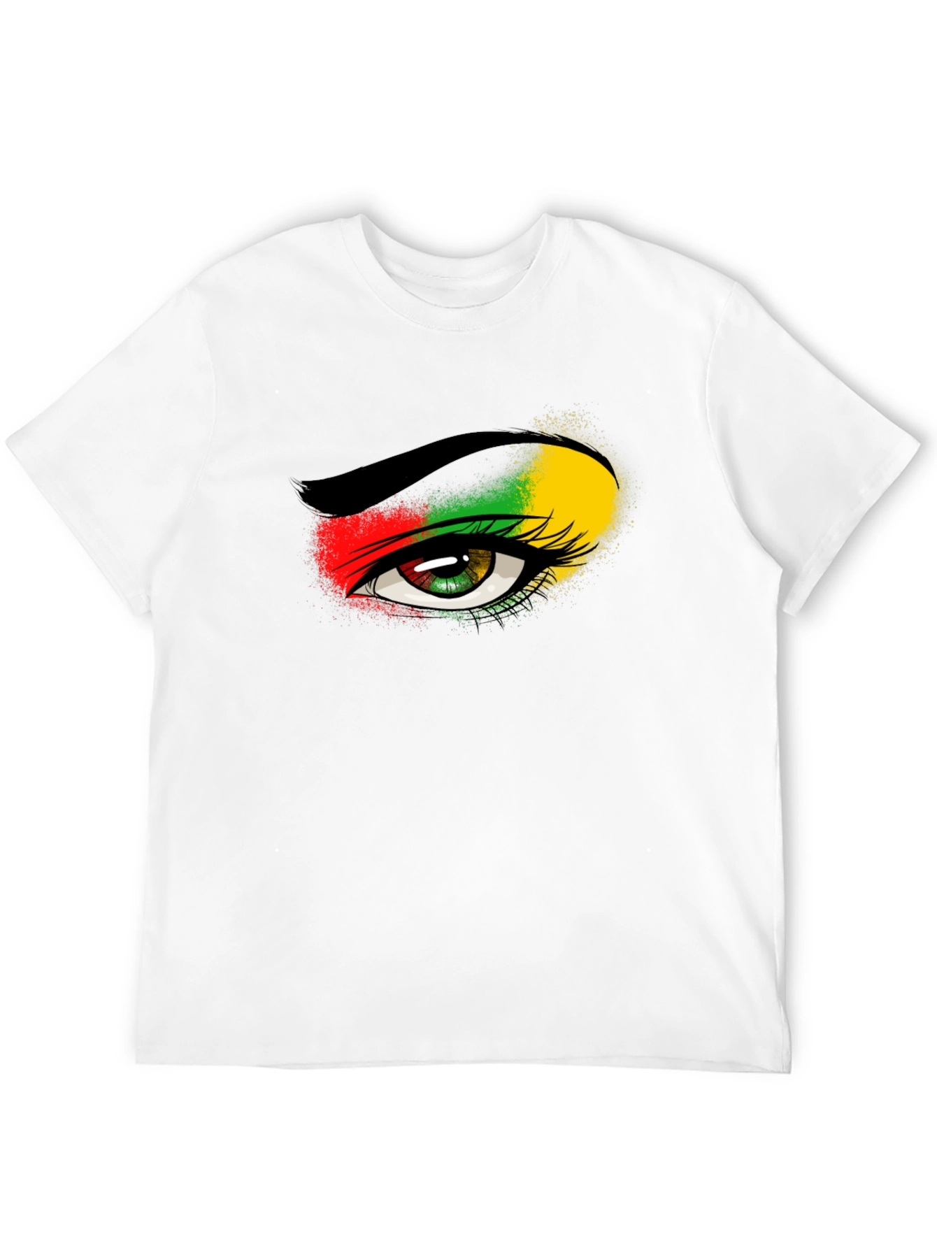 Rasta Eye Graphic Tee - Cool Casual Shirt