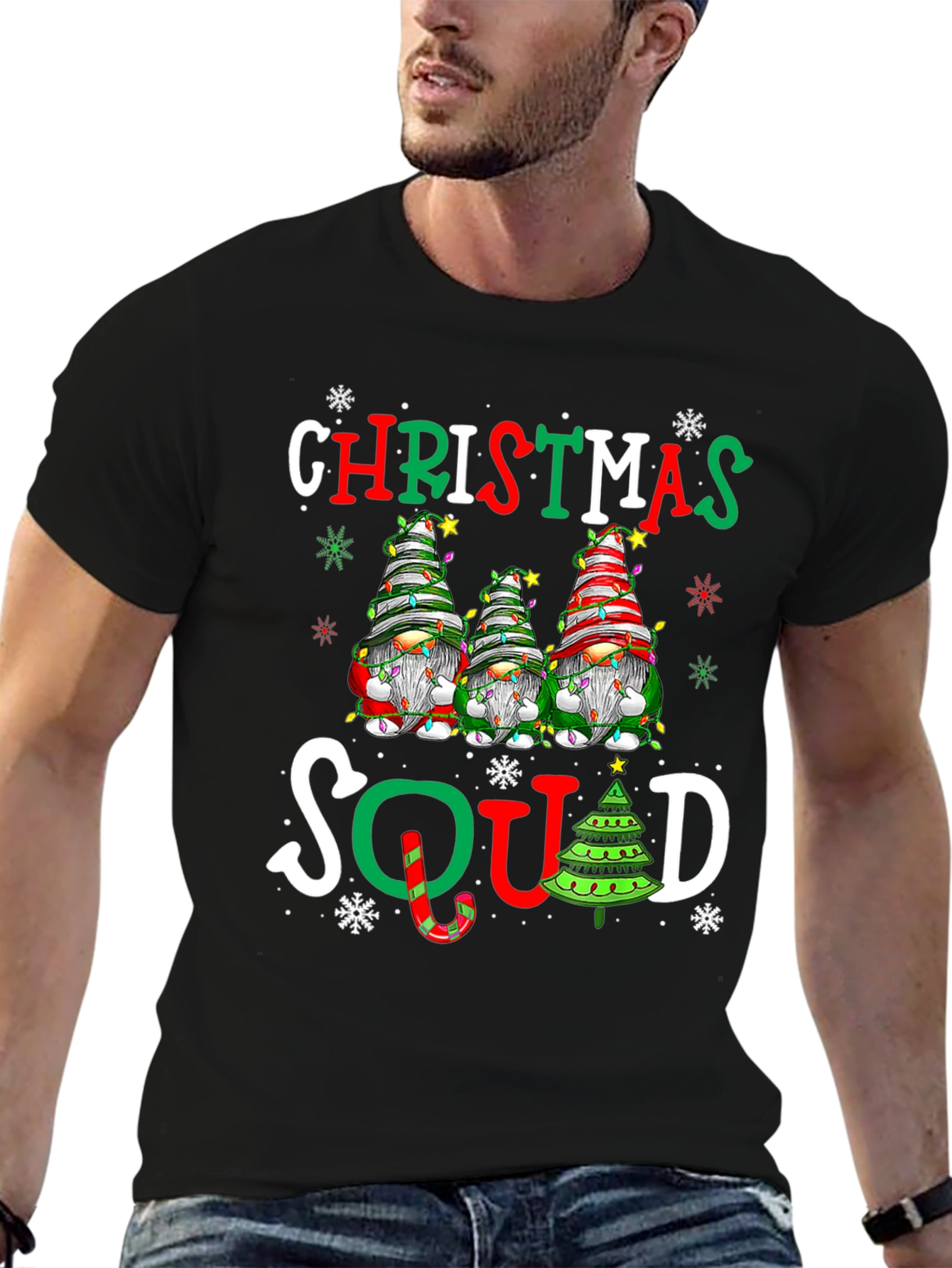 Christmas Squad Gnomes Graphic Tee
