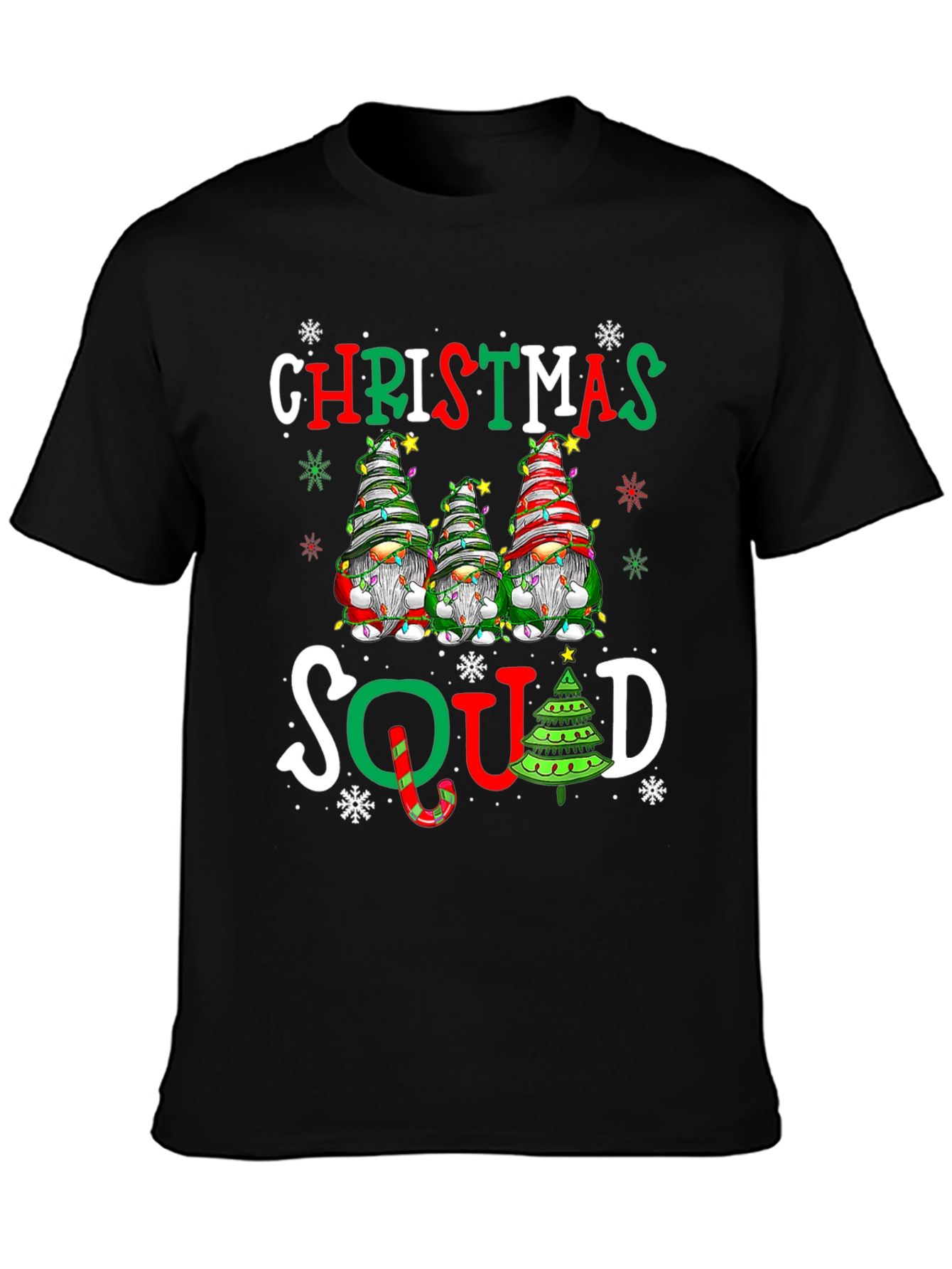 Christmas Squad Gnomes Graphic Tee