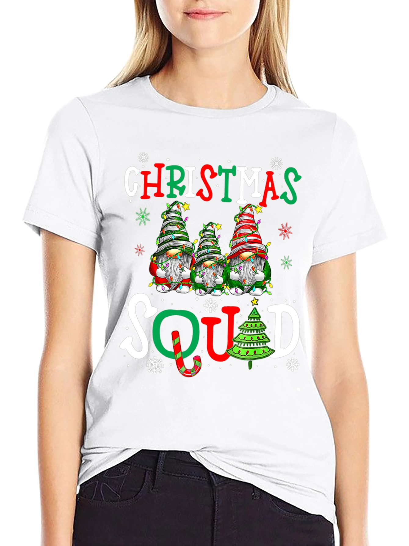 Christmas Squad Gnomes Graphic Tee