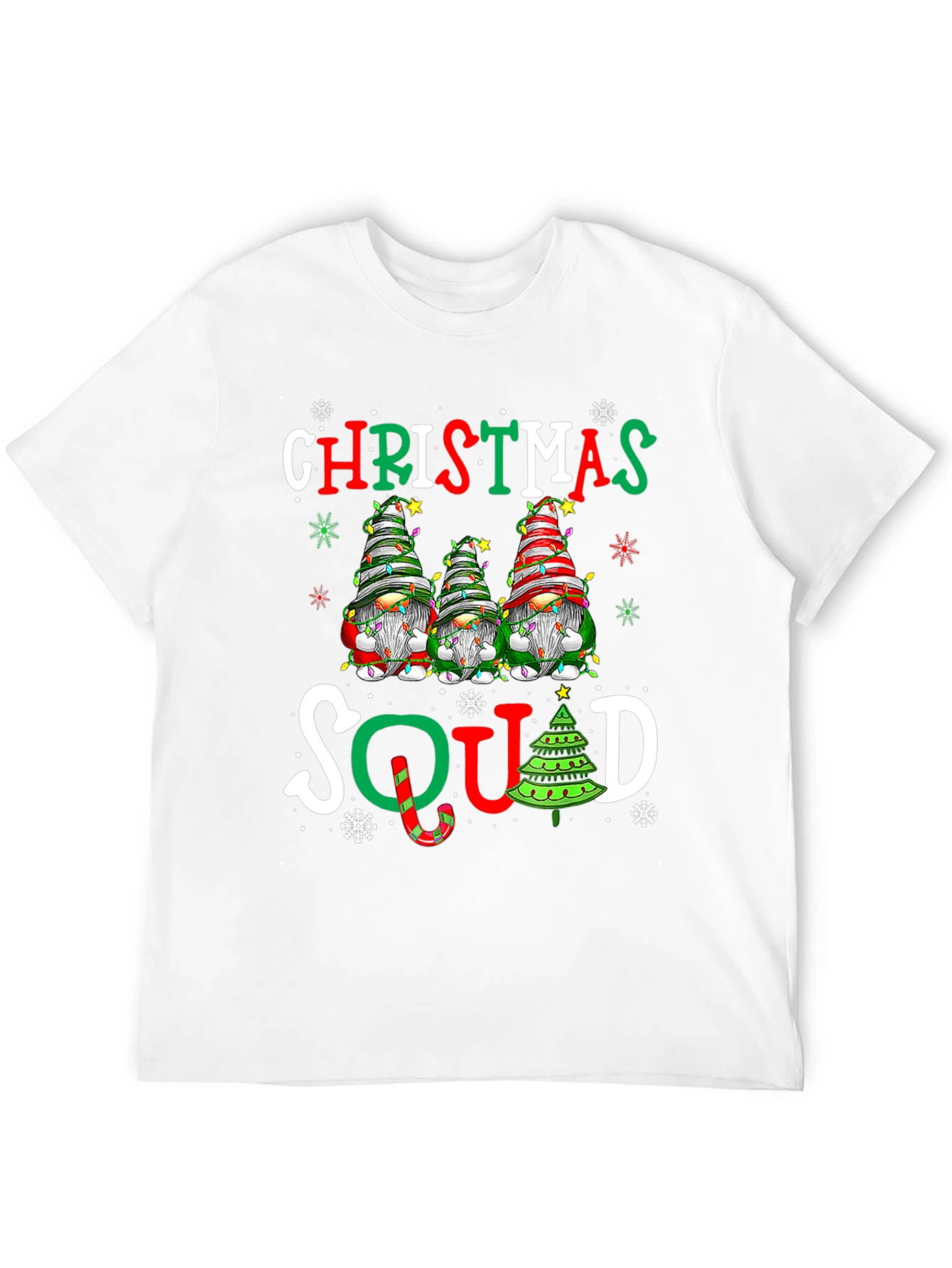 Christmas Squad Gnomes Graphic Tee