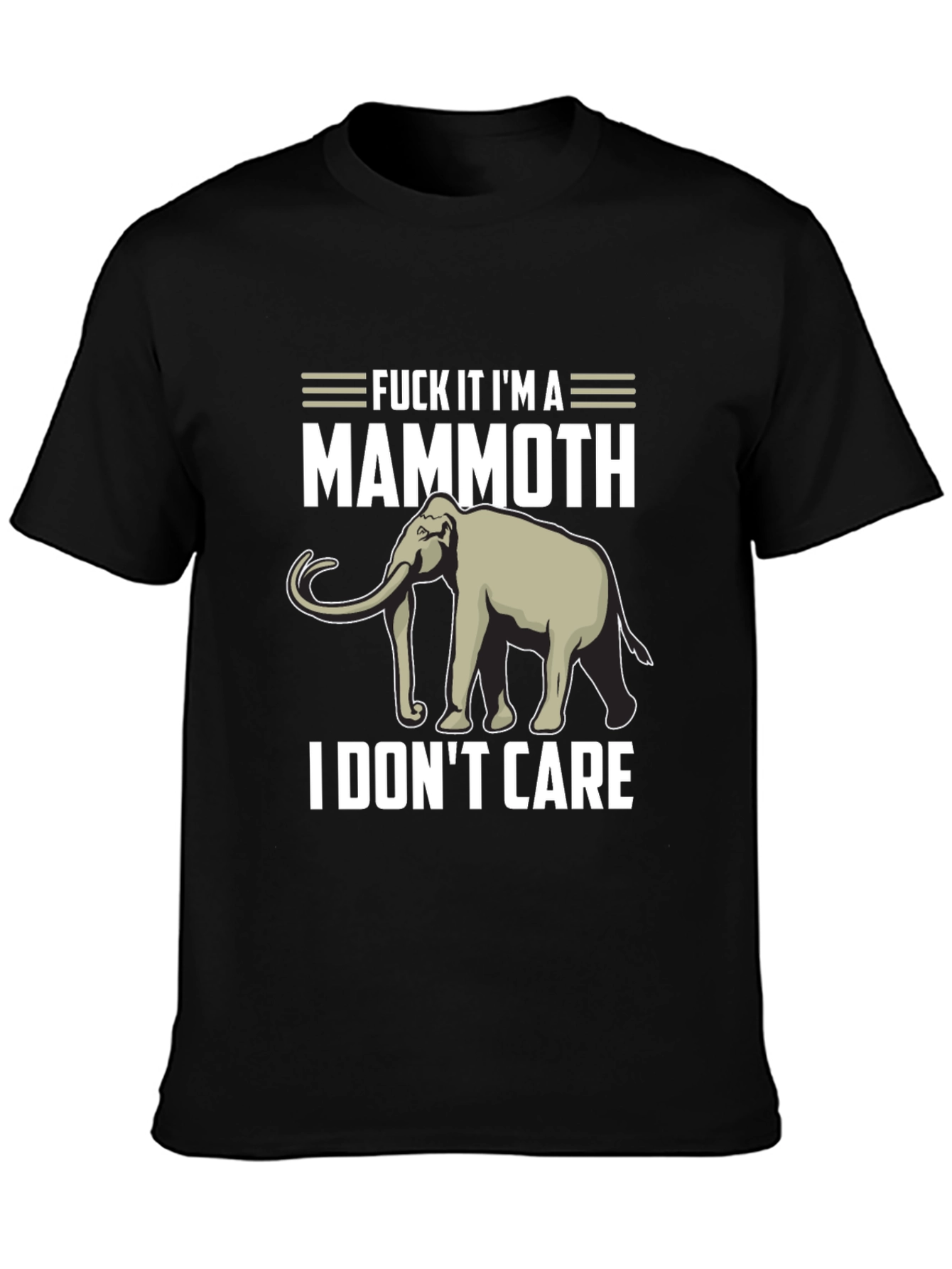 Mammoth Graphic Tee - I Dont Care T-Shirt