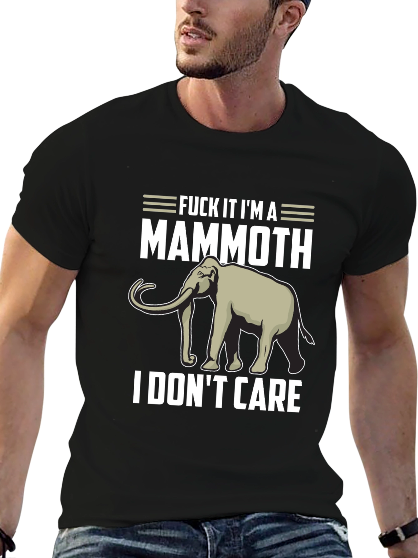 Mammoth Graphic Tee - I Dont Care T-Shirt