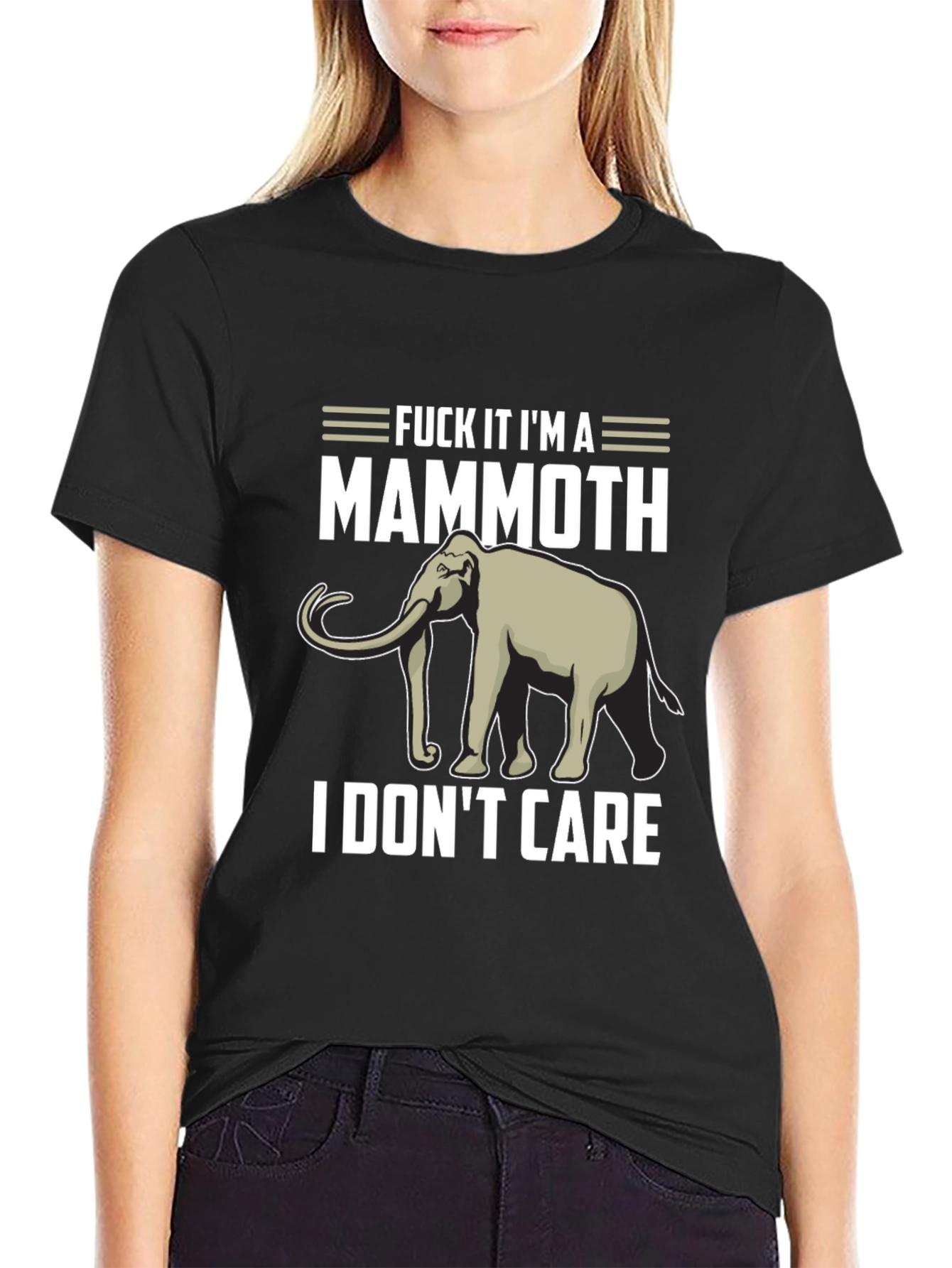 Mammoth Graphic Tee - I Dont Care T-Shirt