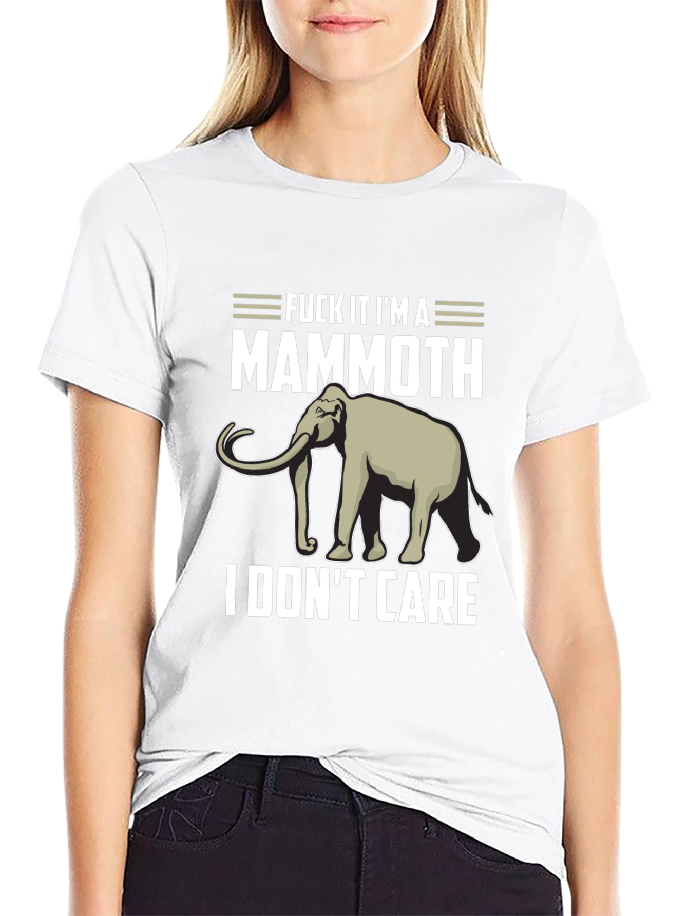 Mammoth Graphic Tee - I Dont Care T-Shirt