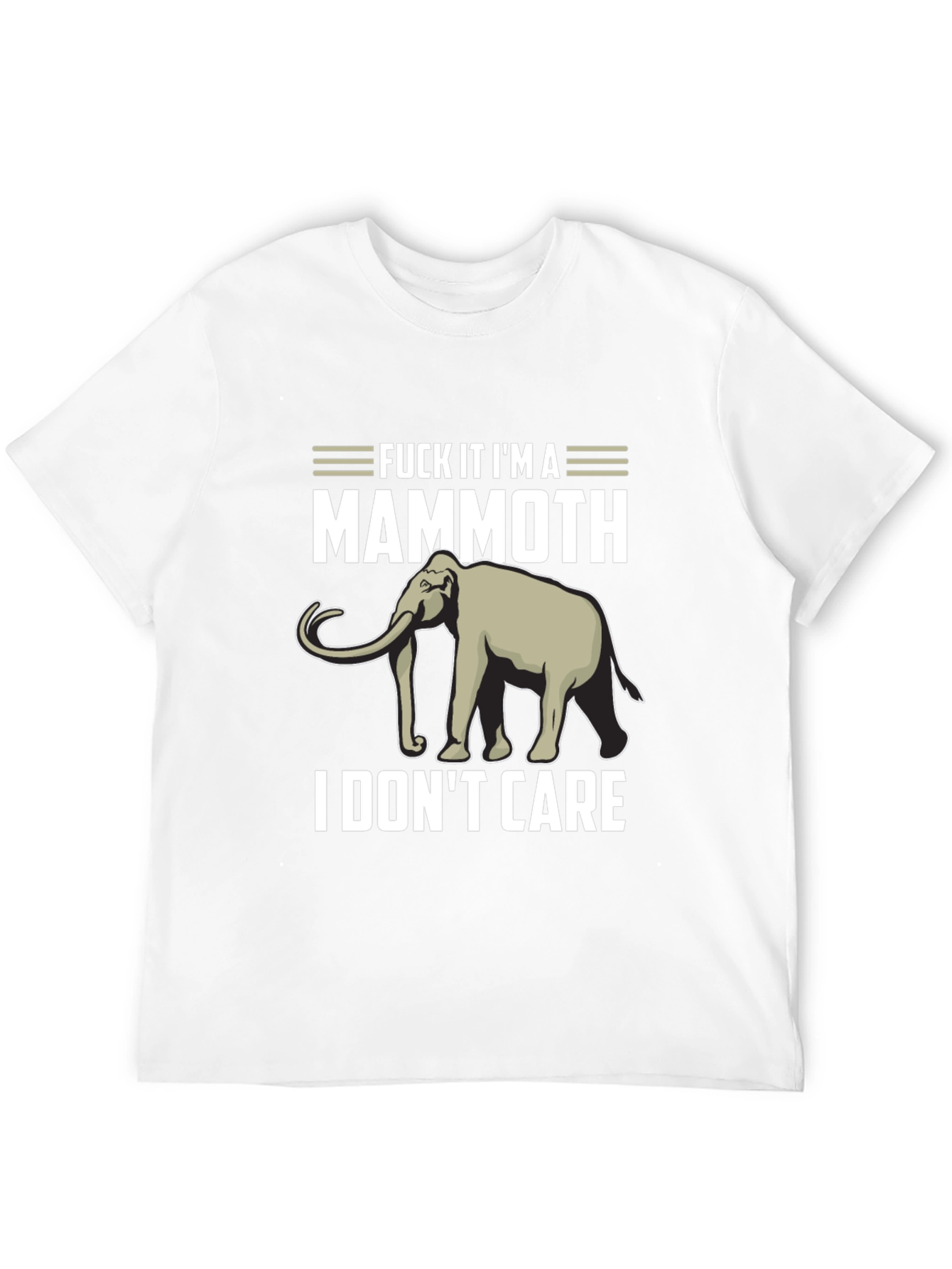 Mammoth Graphic Tee - I Dont Care T-Shirt
