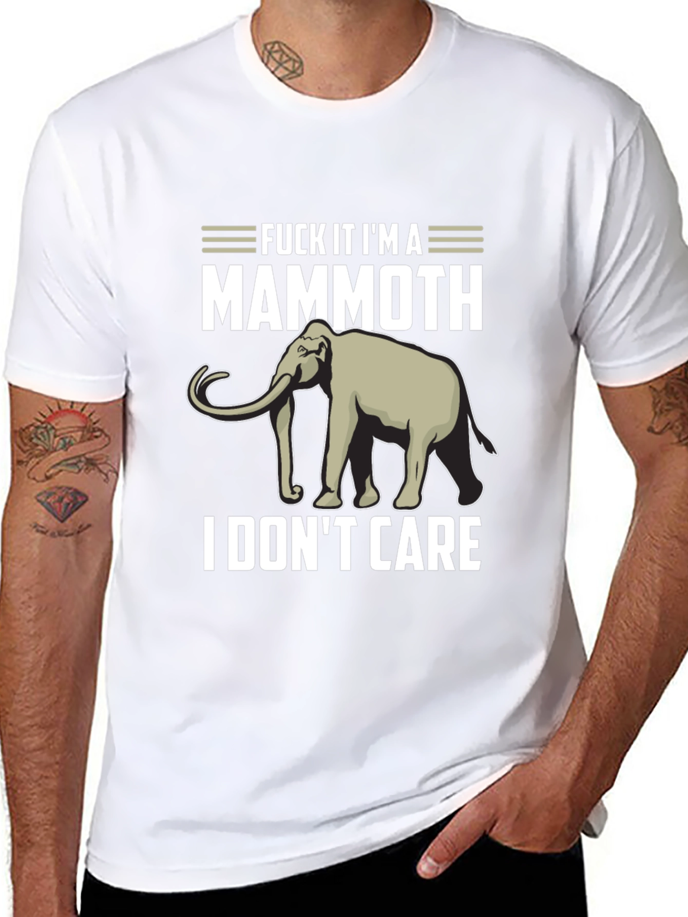 Mammoth Graphic Tee - I Dont Care T-Shirt
