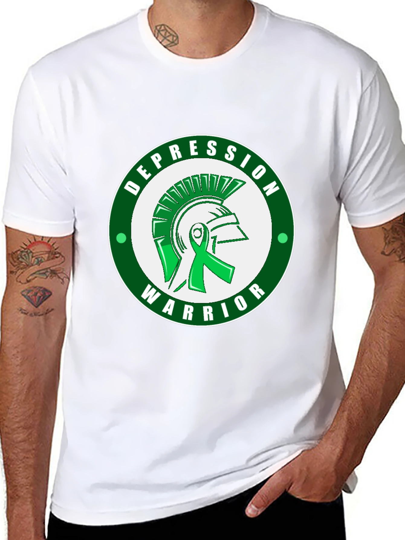 Depression Warrior T-Shirt - Mental Health Awareness Tee