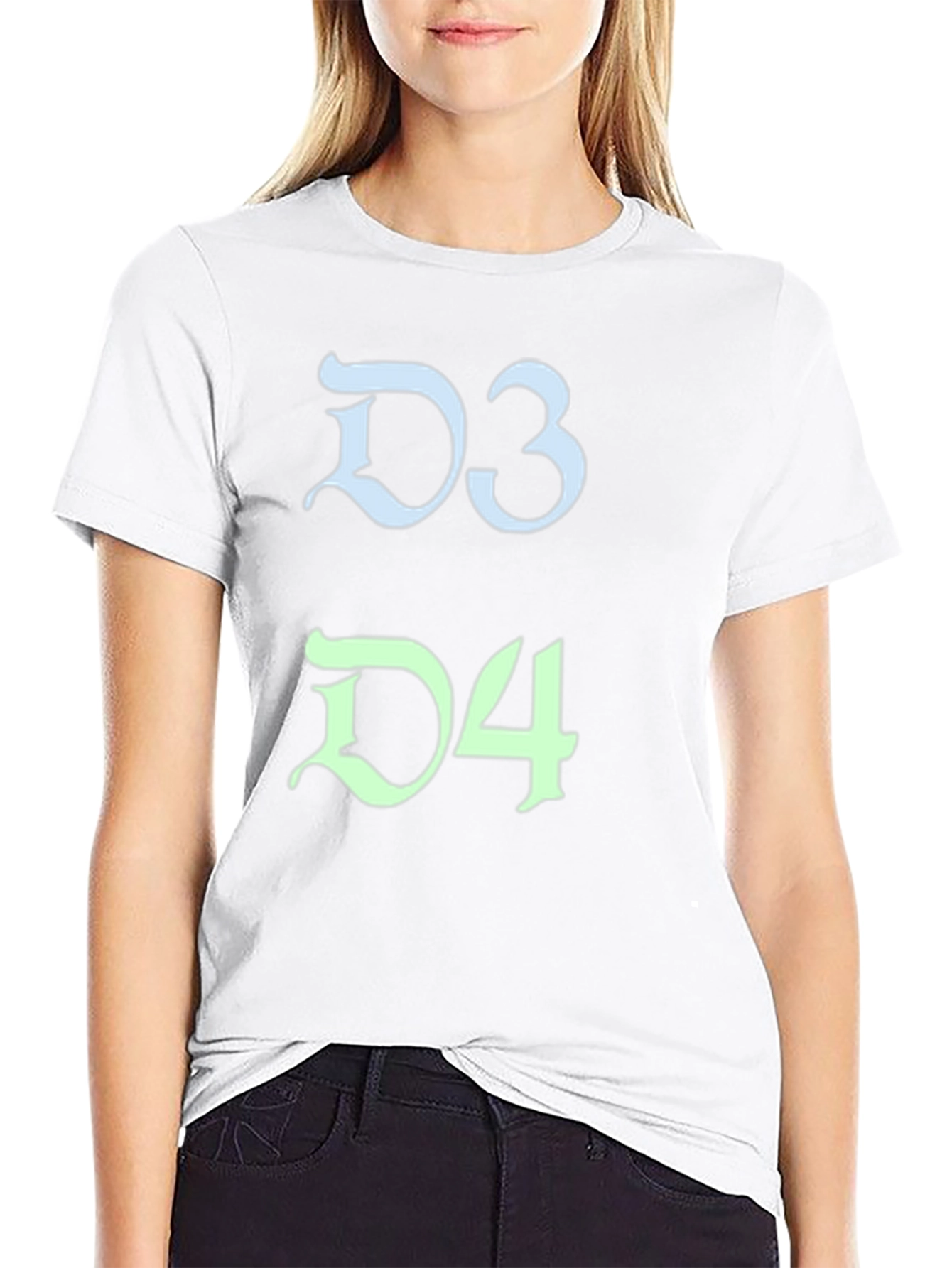 D3 D4 T-Shirt - Chess Player Gift