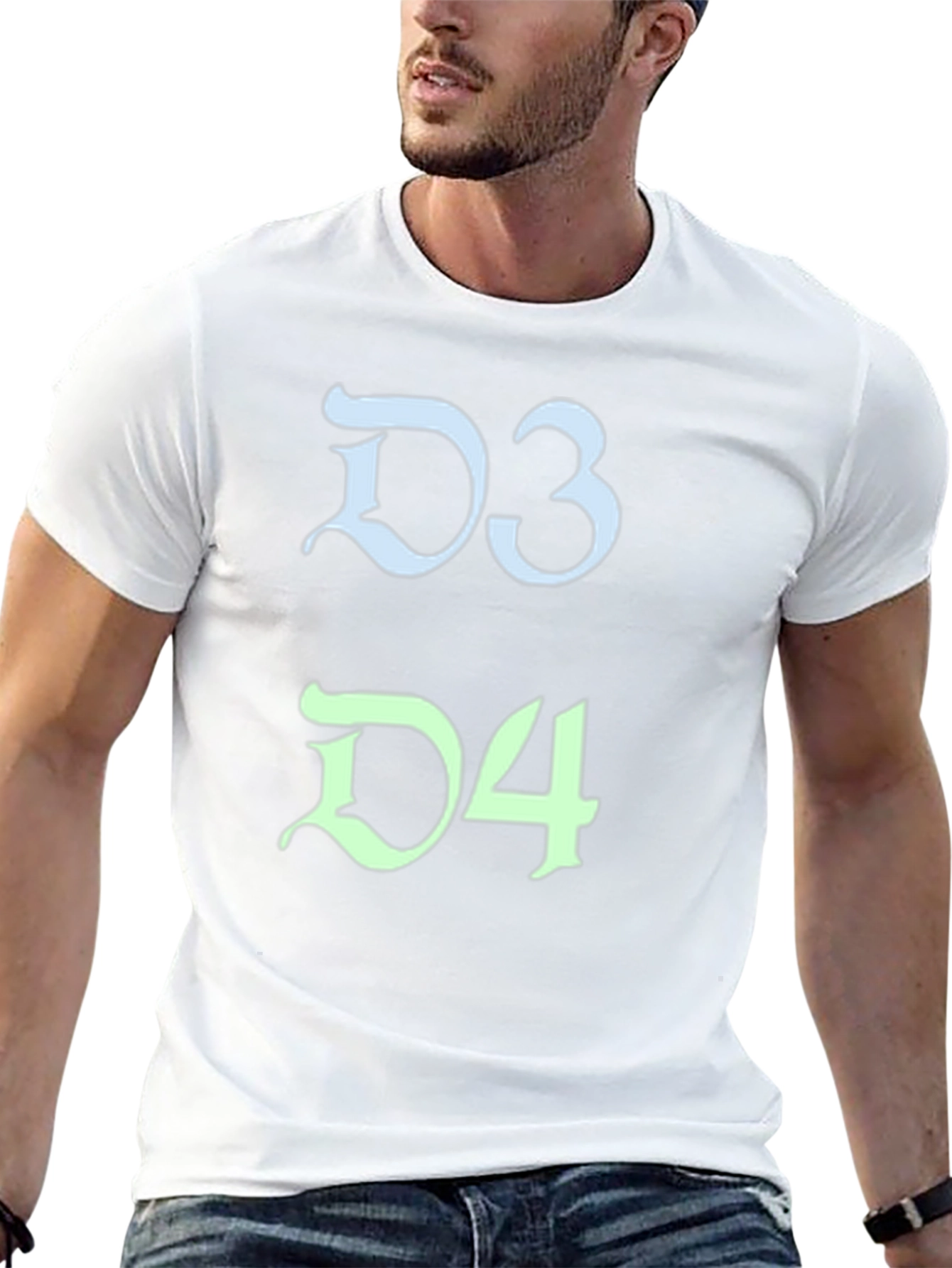 D3 D4 T-Shirt - Chess Player Gift