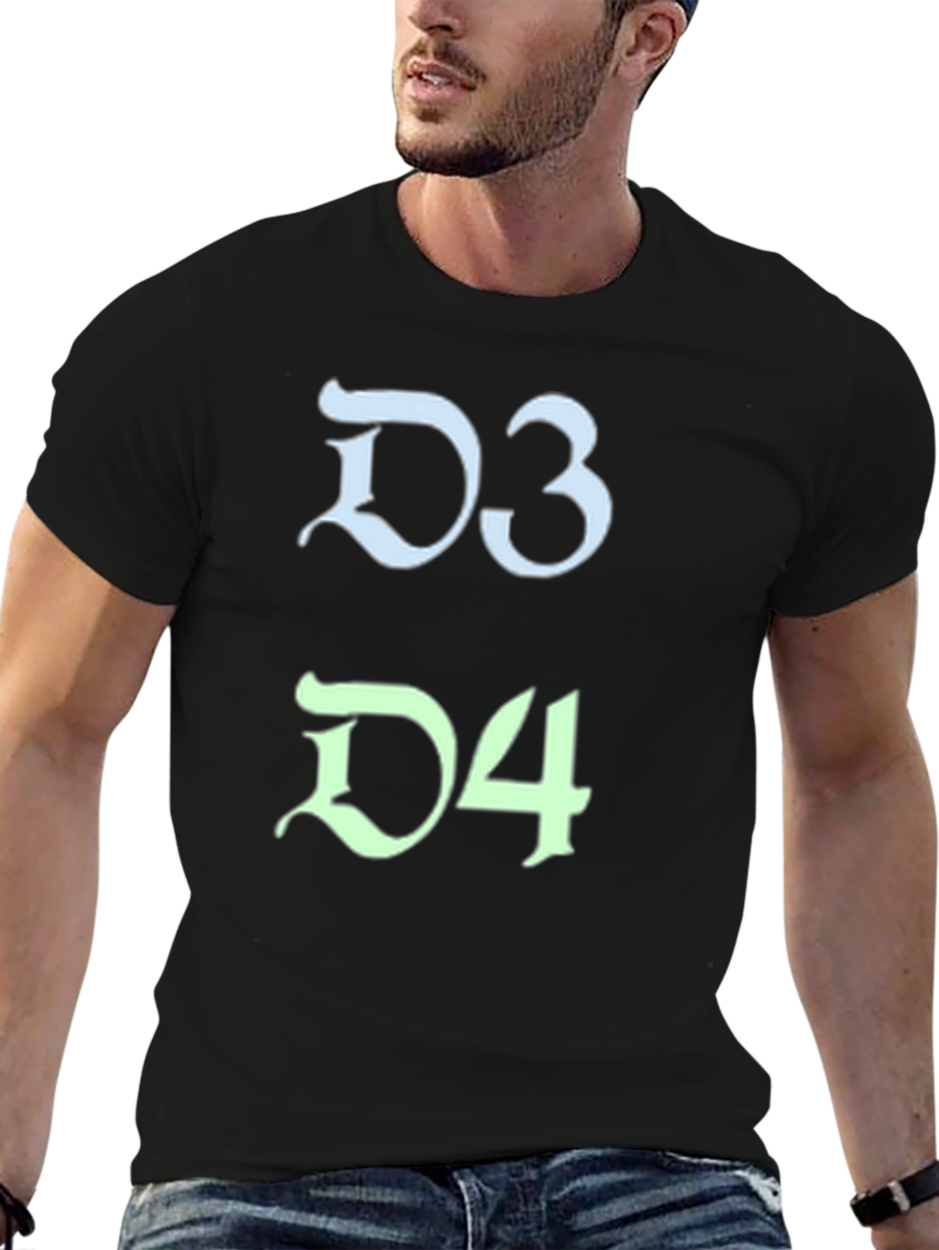 D3 D4 T-Shirt - Chess Player Gift