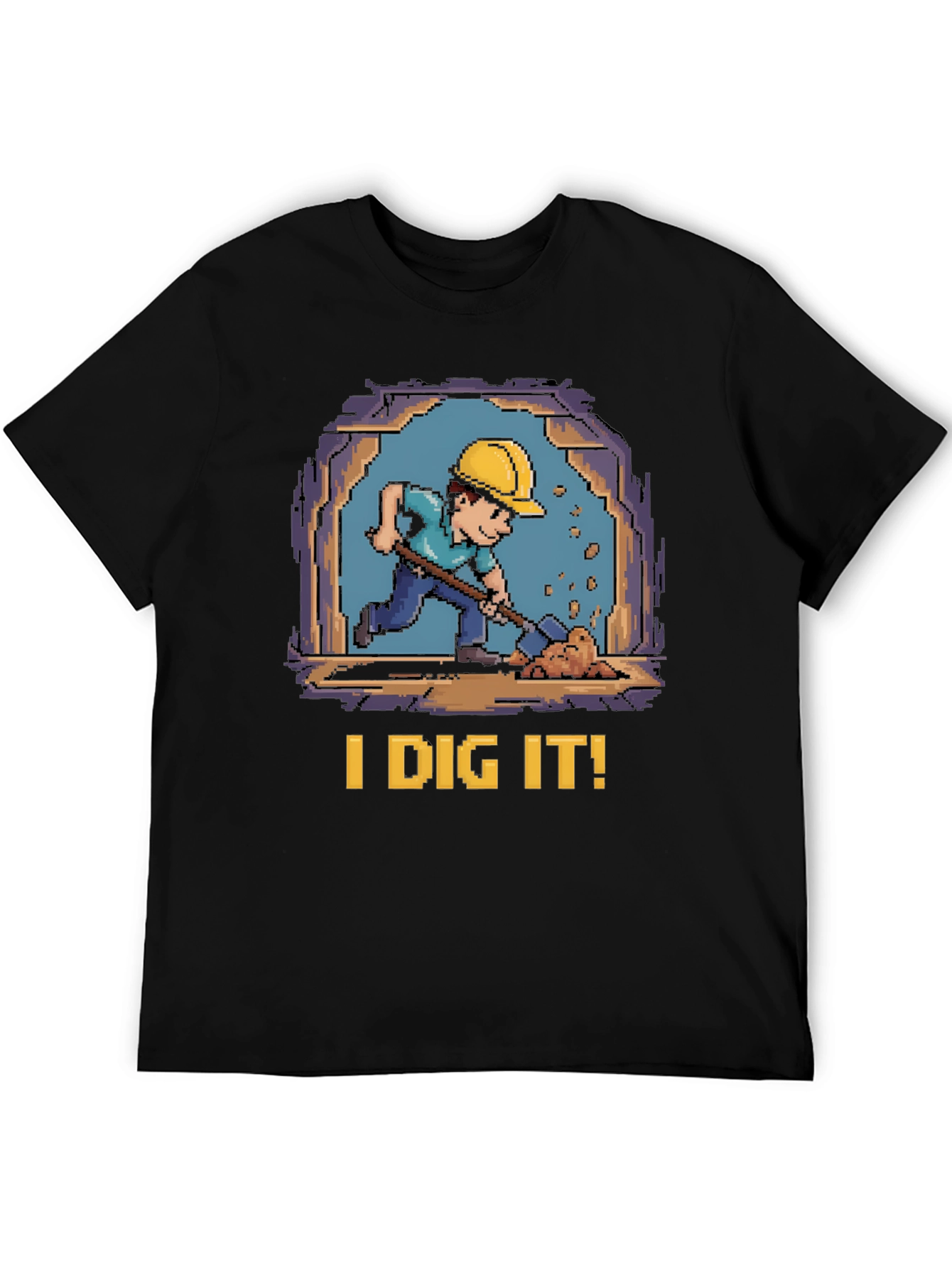 I Dig It! Retro Pixel Art T-Shirt