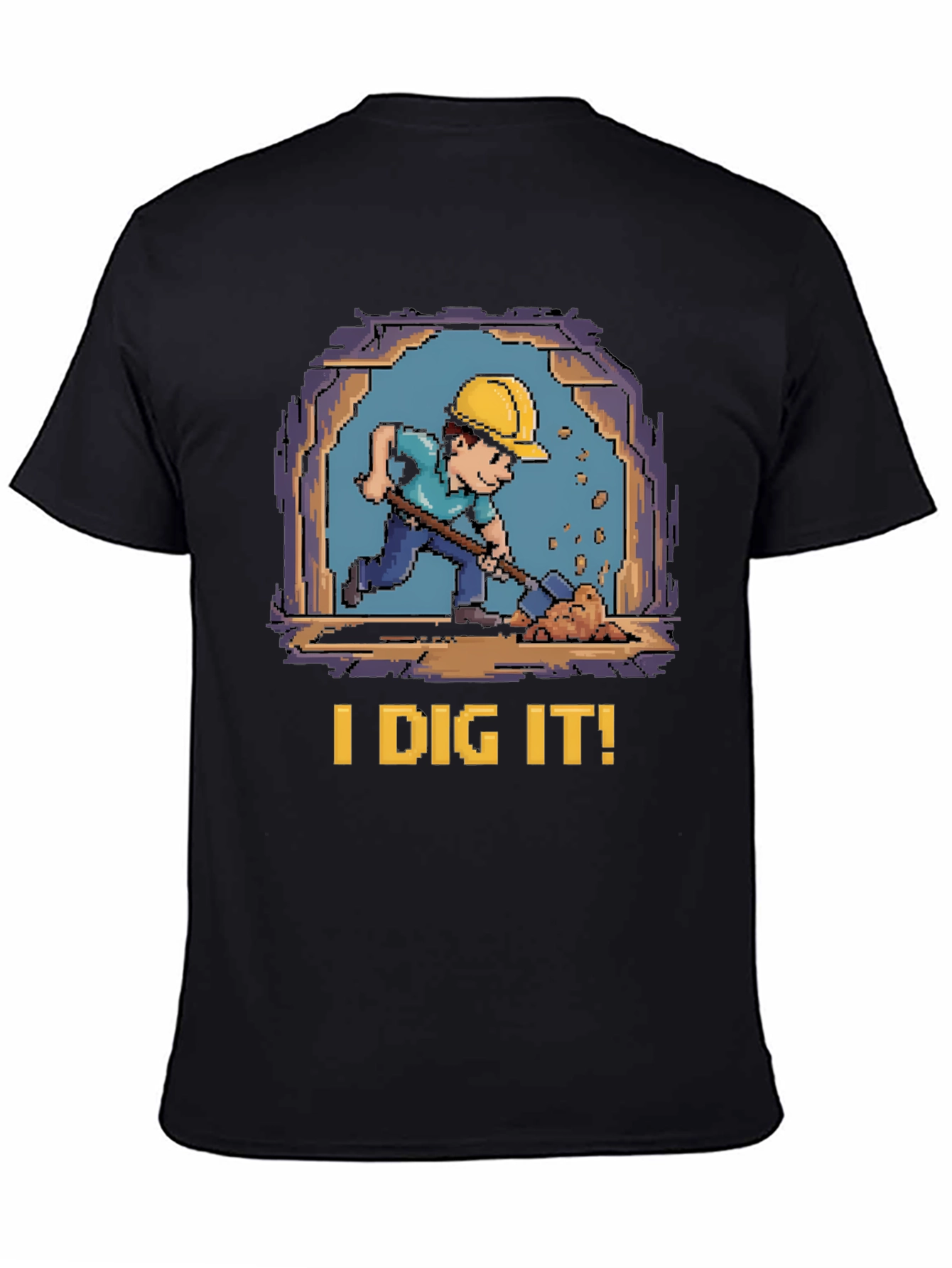 I Dig It! Retro Pixel Art T-Shirt