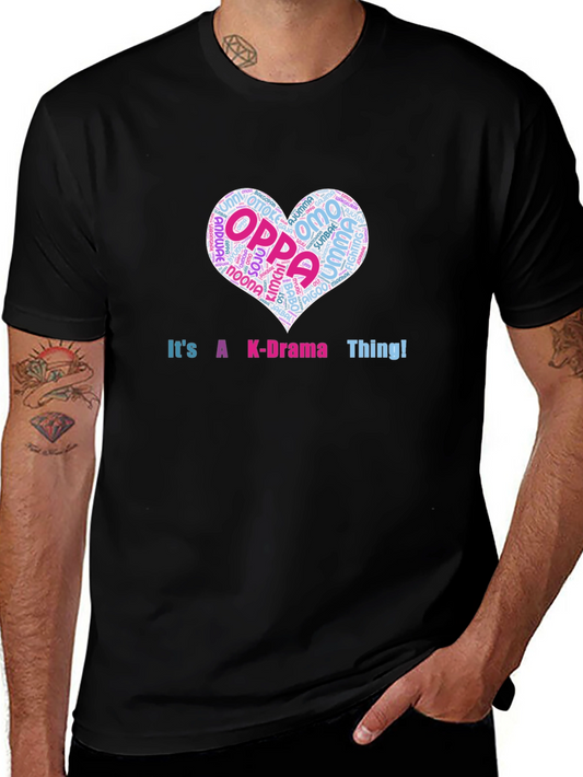 K-Drama Thing T-Shirt - Oppa Heart