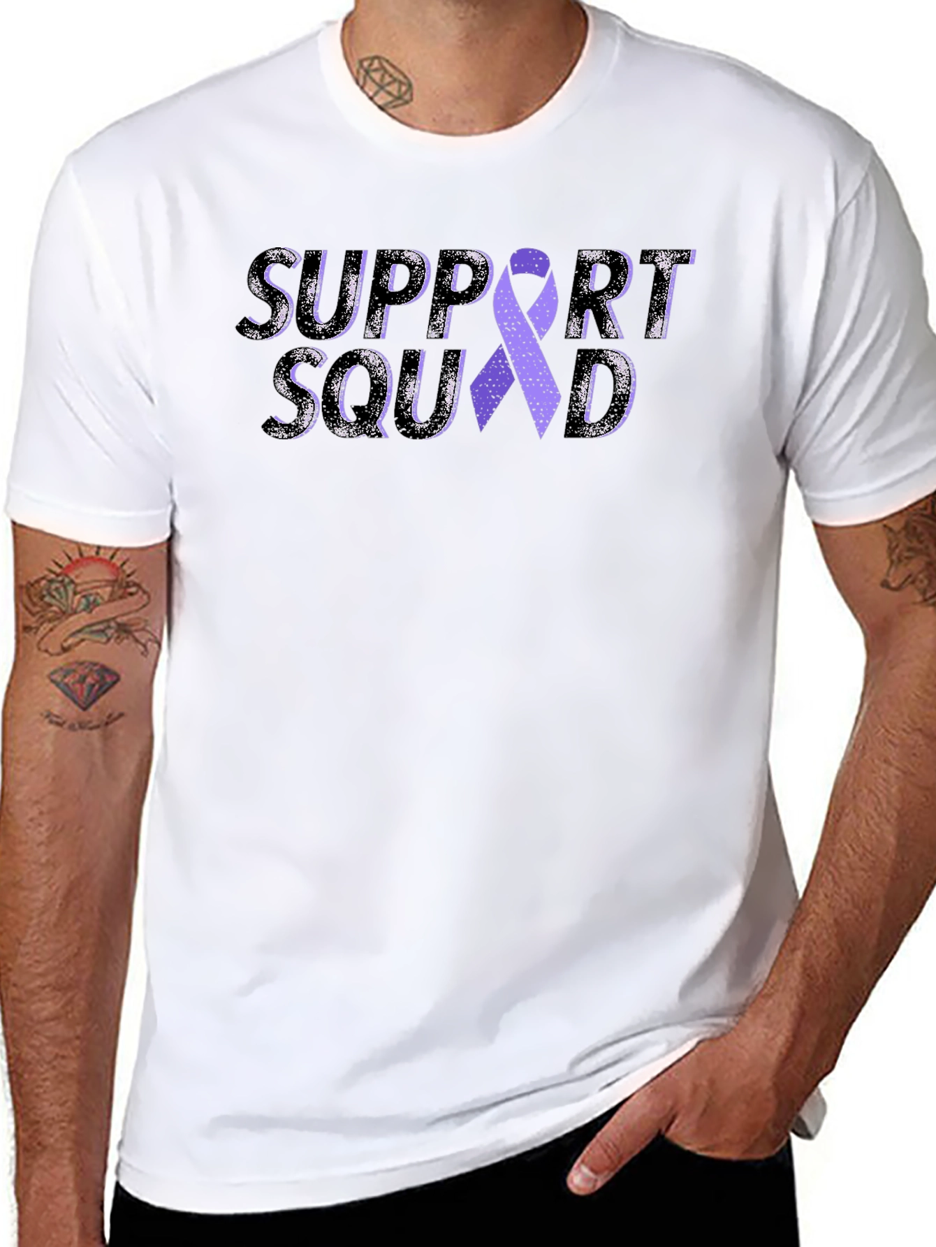 Support Squad Awareness Ribbon T-Shirt