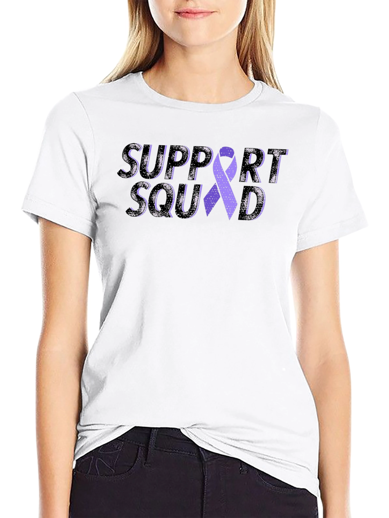 Support Squad Awareness Ribbon T-Shirt