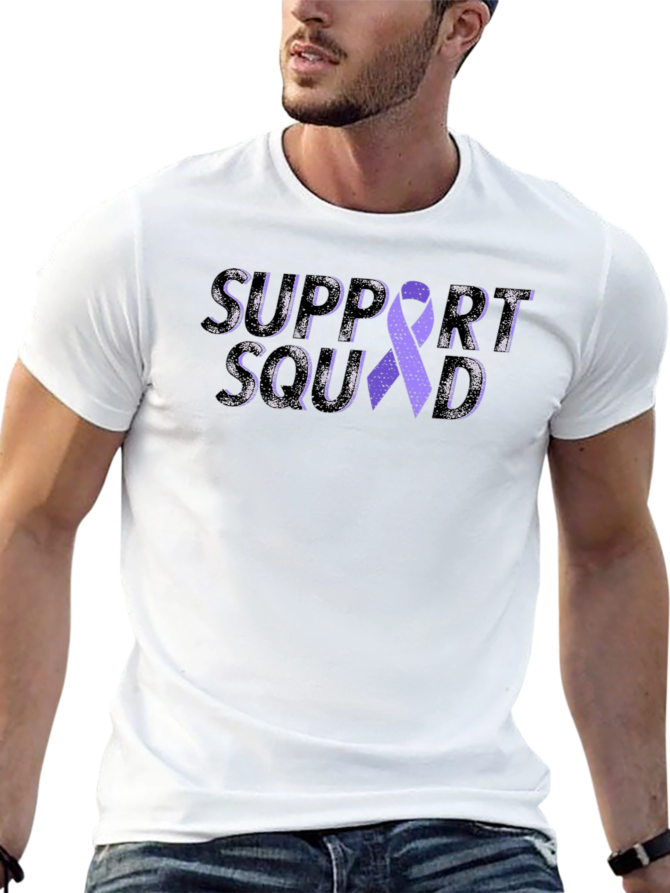 Support Squad Awareness Ribbon T-Shirt