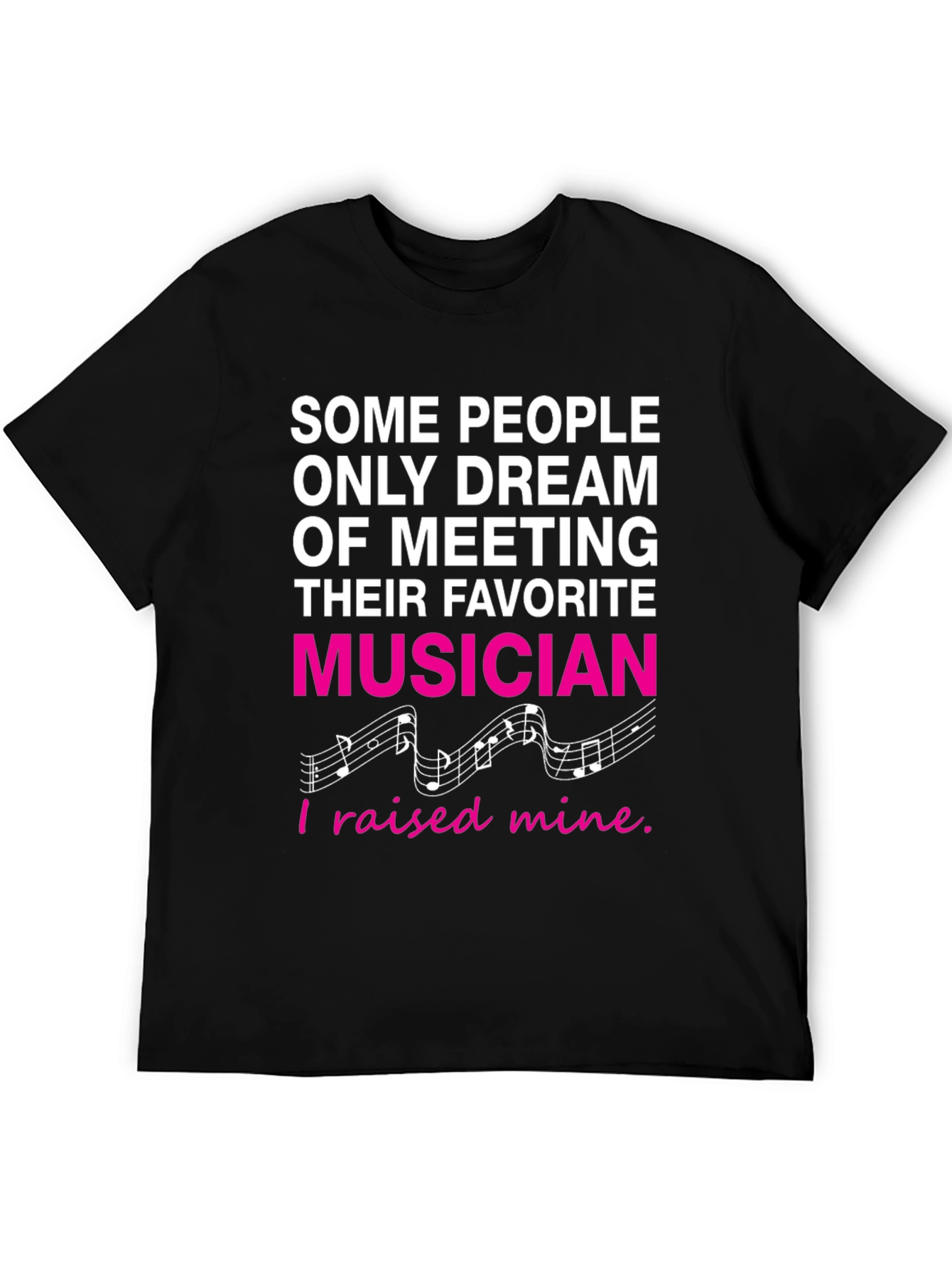 Proud Parent Musician Graphic T-Shirt