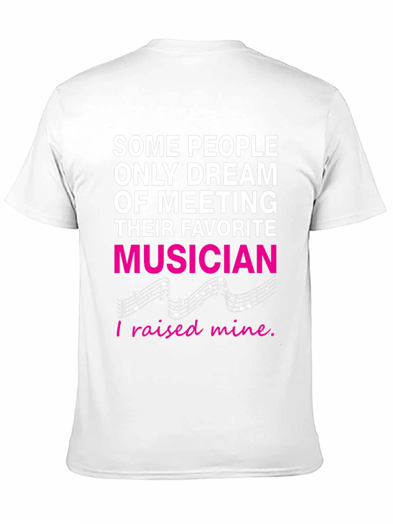 Proud Parent Musician Graphic T-Shirt