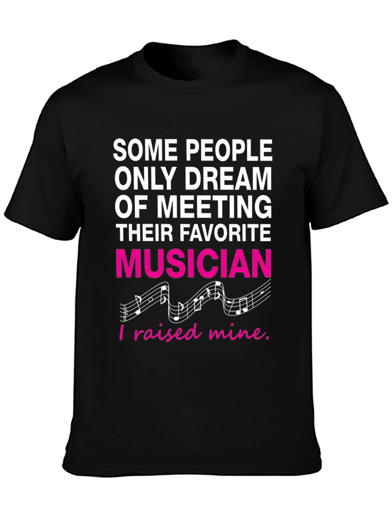 Proud Parent Musician Graphic T-Shirt