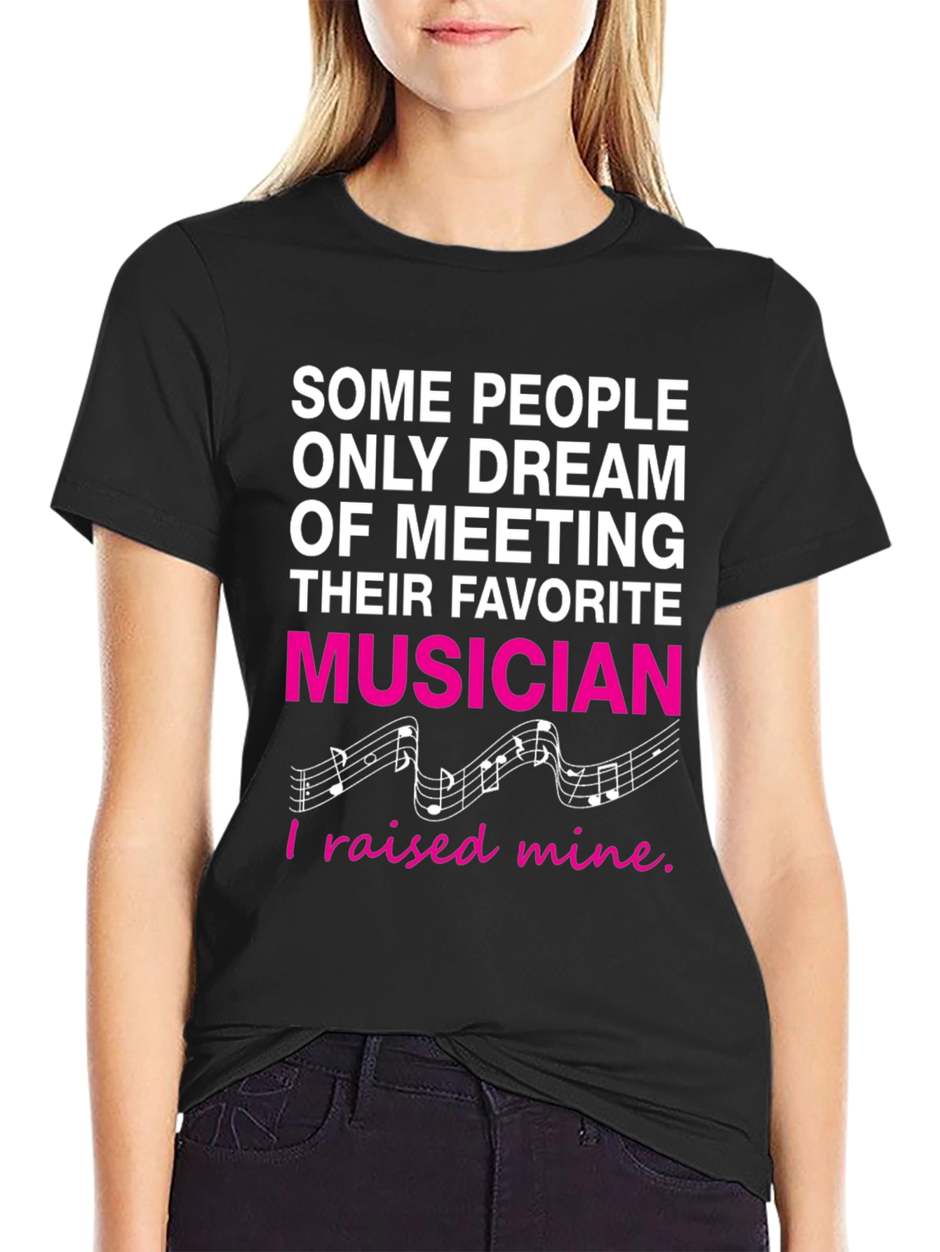 Proud Parent Musician Graphic T-Shirt