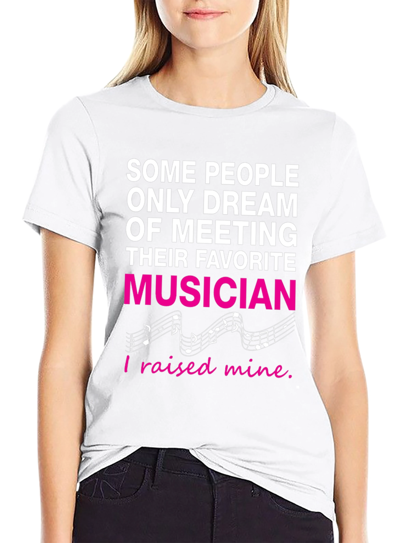 Proud Parent Musician Graphic T-Shirt