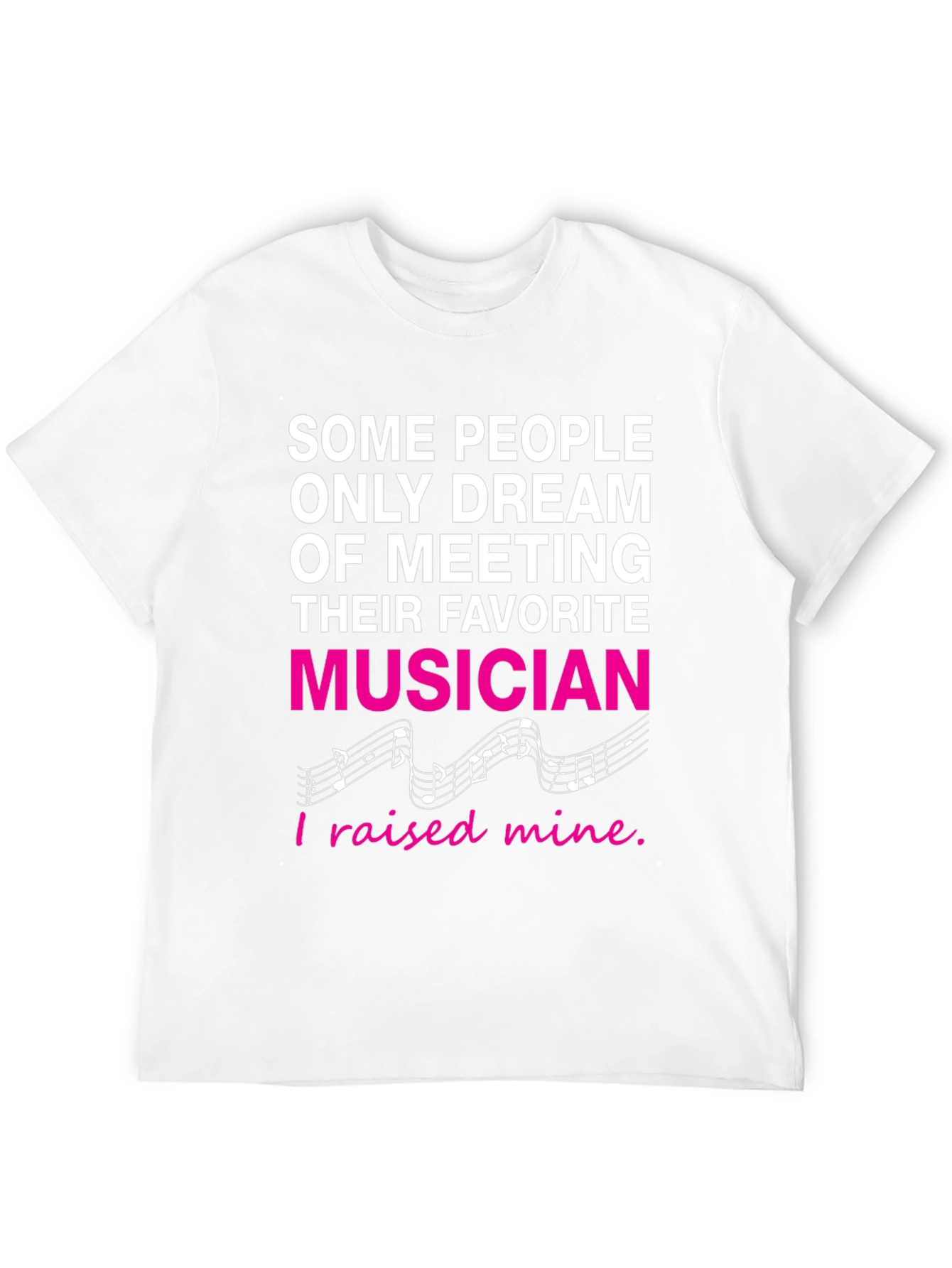 Proud Parent Musician Graphic T-Shirt