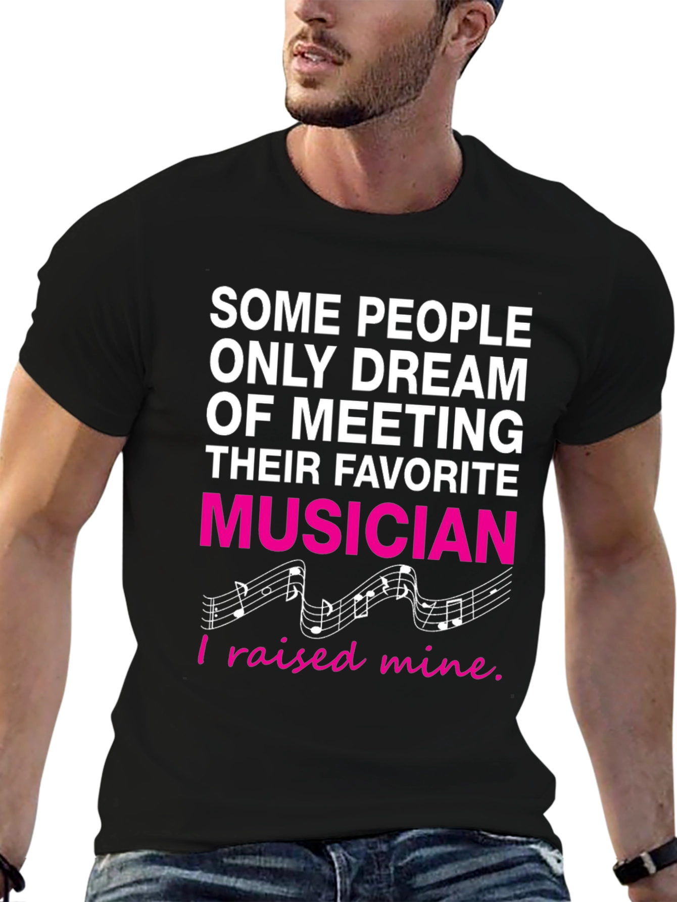 Proud Parent Musician Graphic T-Shirt