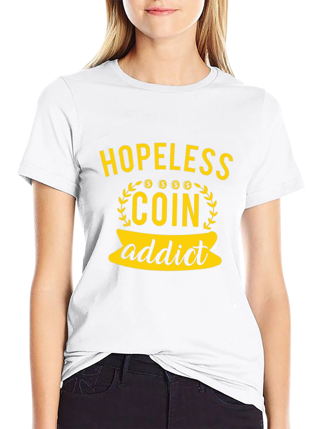 Hopeless Coin Addict Graphic T-Shirt