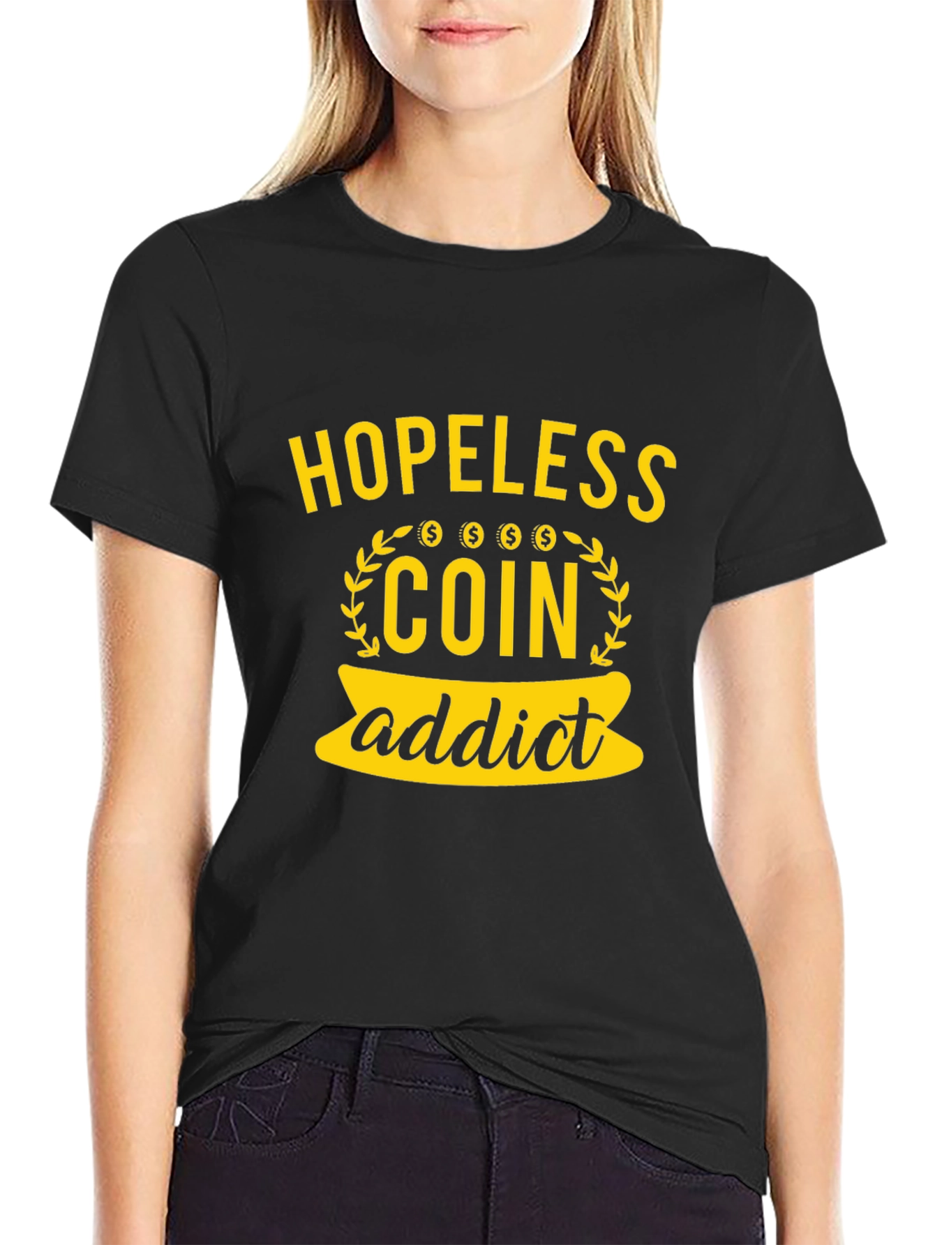Hopeless Coin Addict Graphic T-Shirt