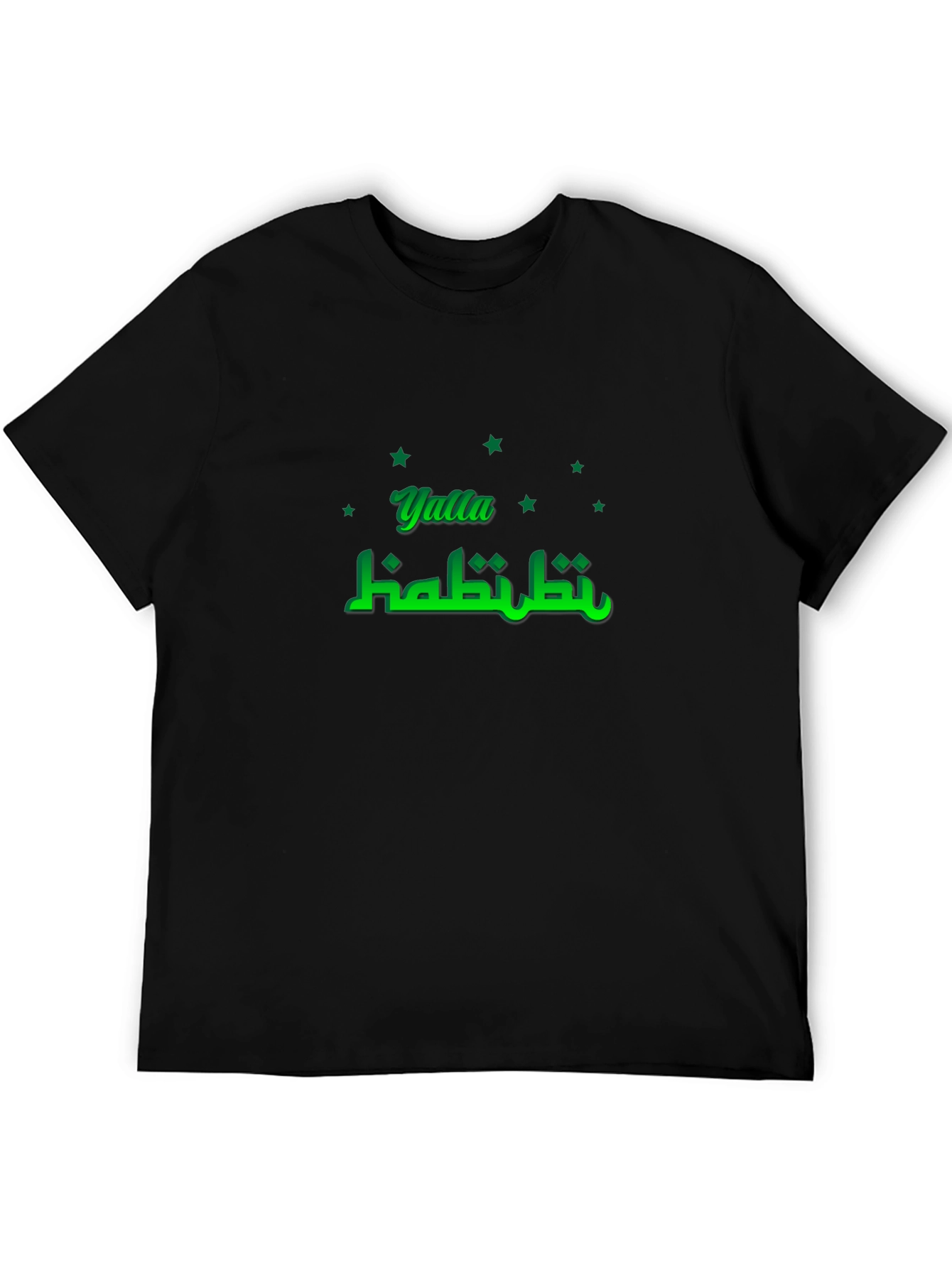 Yalla Habibi Arabic Graphic T-Shirt