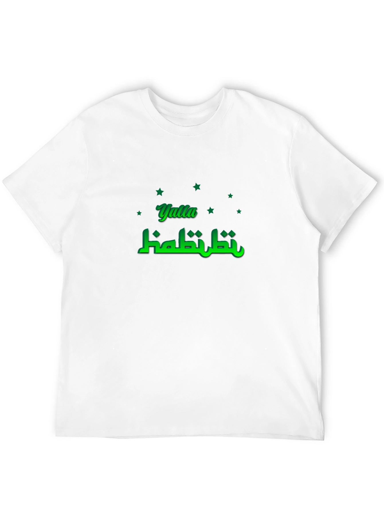 Yalla Habibi Arabic Graphic T-Shirt