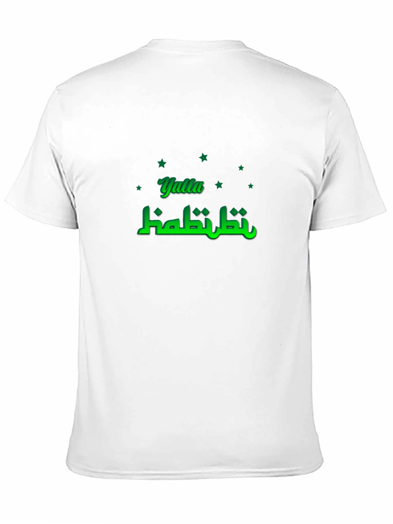 Yalla Habibi Arabic Graphic T-Shirt