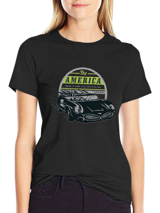 Vintage America Car T-Shirt