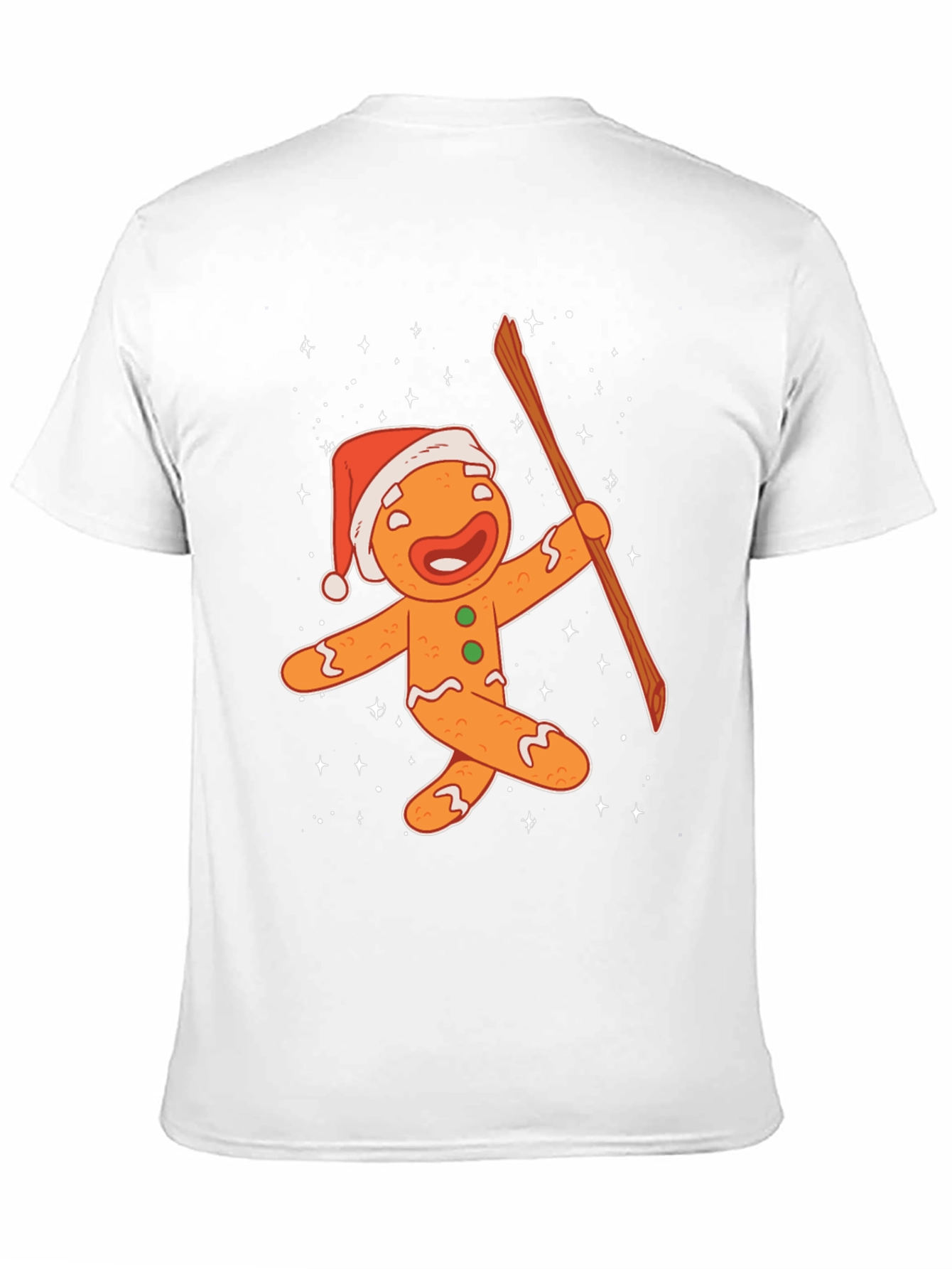 Festive Gingerbread Man Christmas T-Shirt