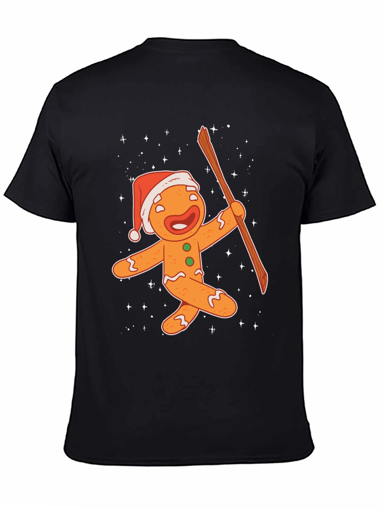 Festive Gingerbread Man Christmas T-Shirt