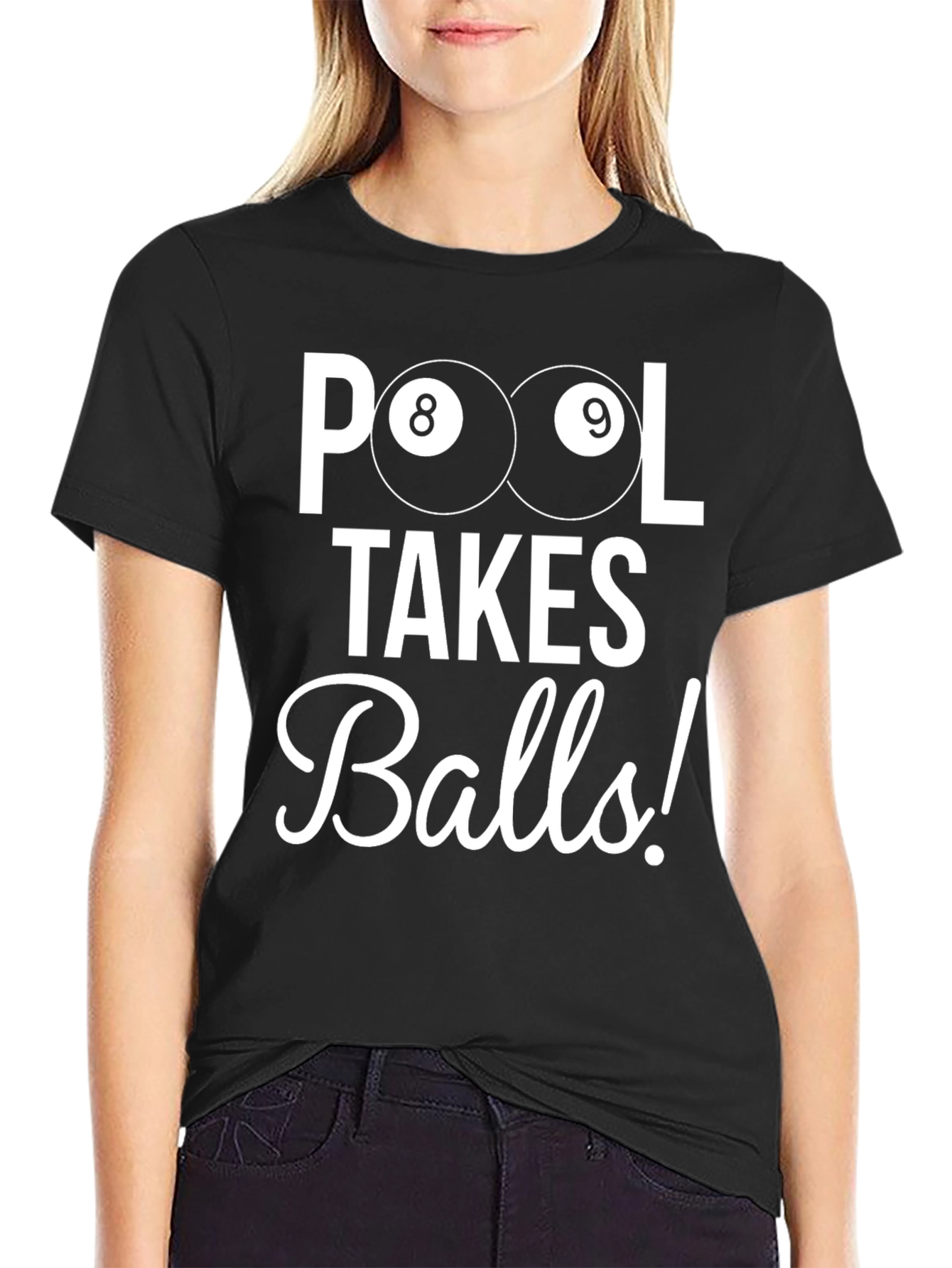 Pool Takes Balls! Funny Billiards T-Shirt