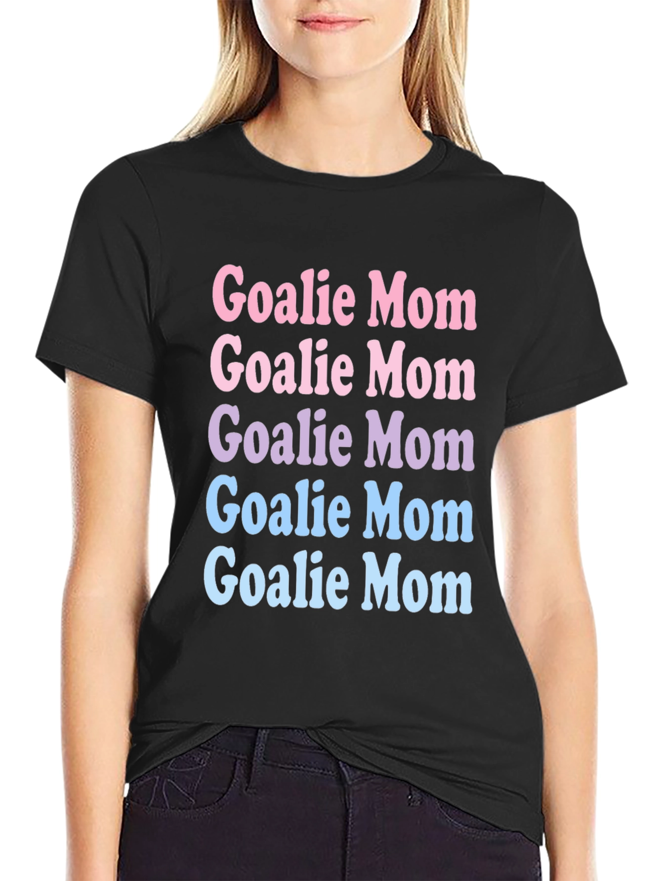 Goalie Mom Gradient T-Shirt