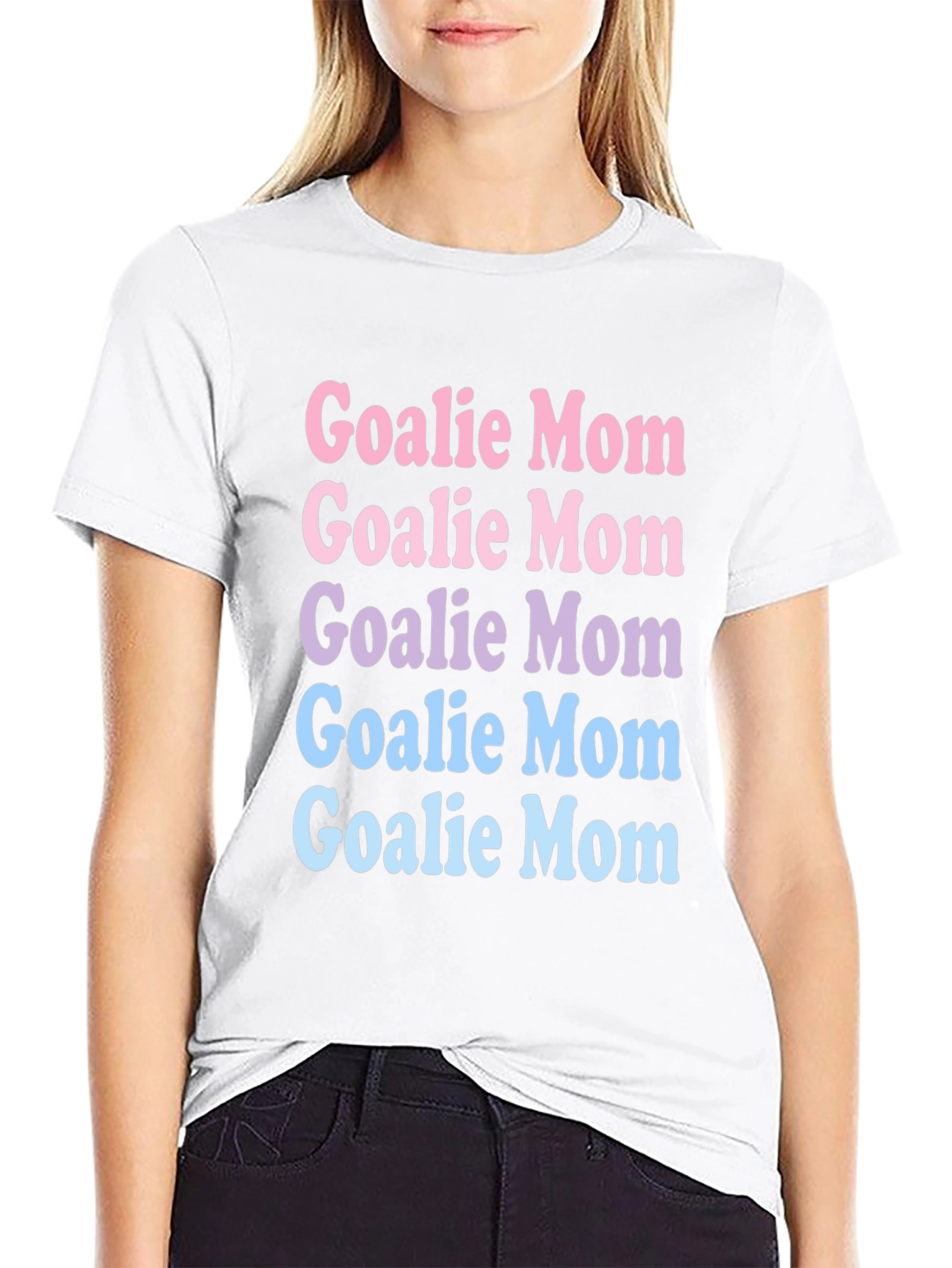 Goalie Mom Gradient T-Shirt