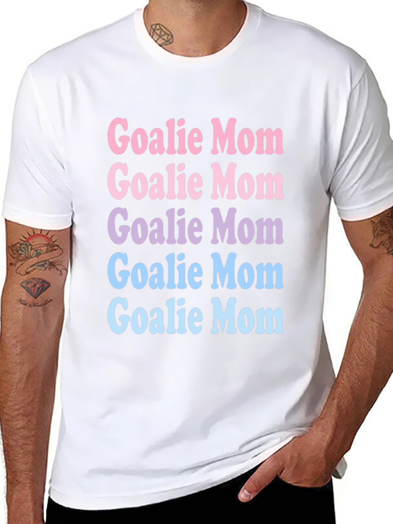 Goalie Mom Gradient T-Shirt