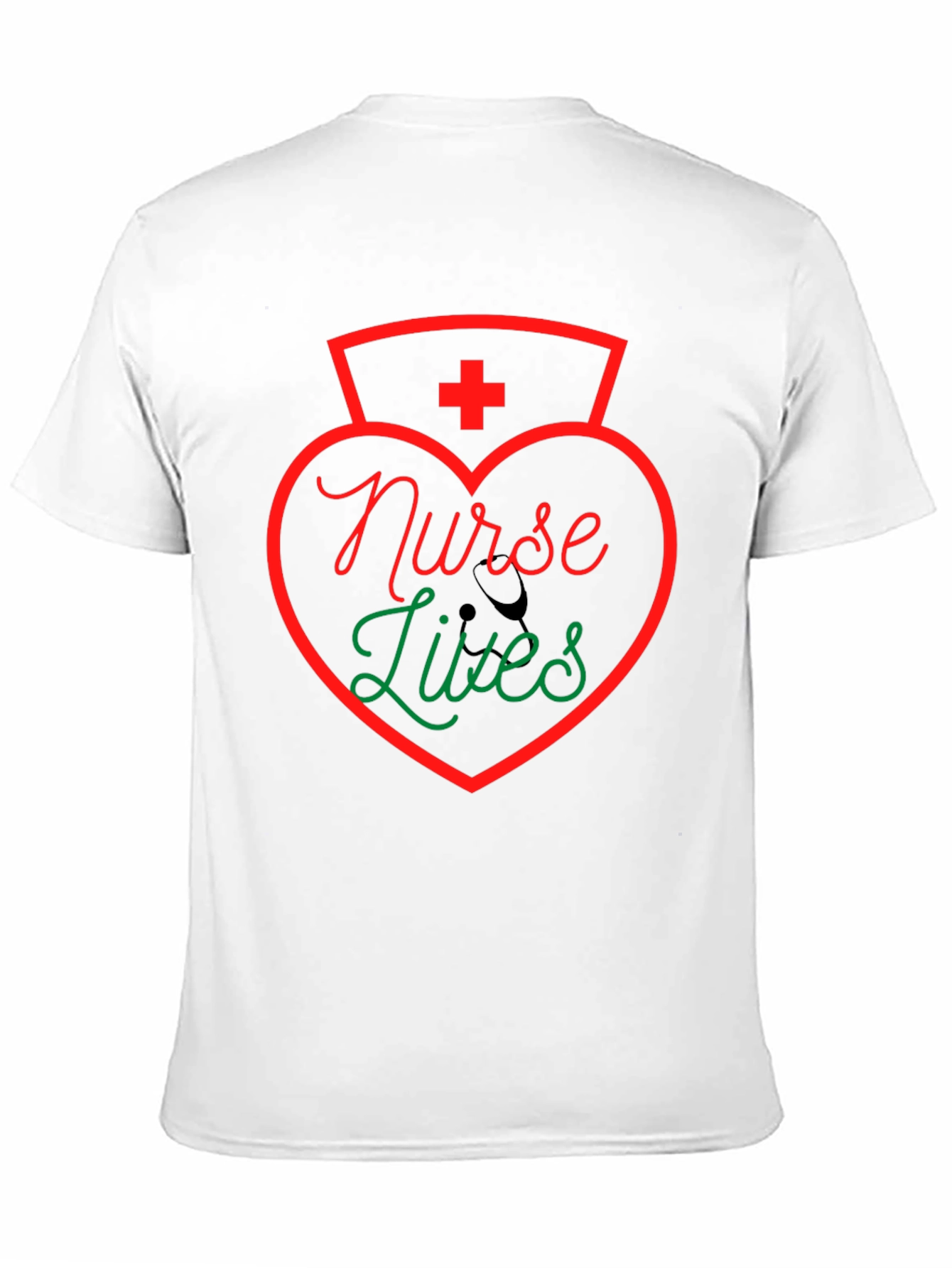 Nurse Lives Graphic T-Shirt - Black