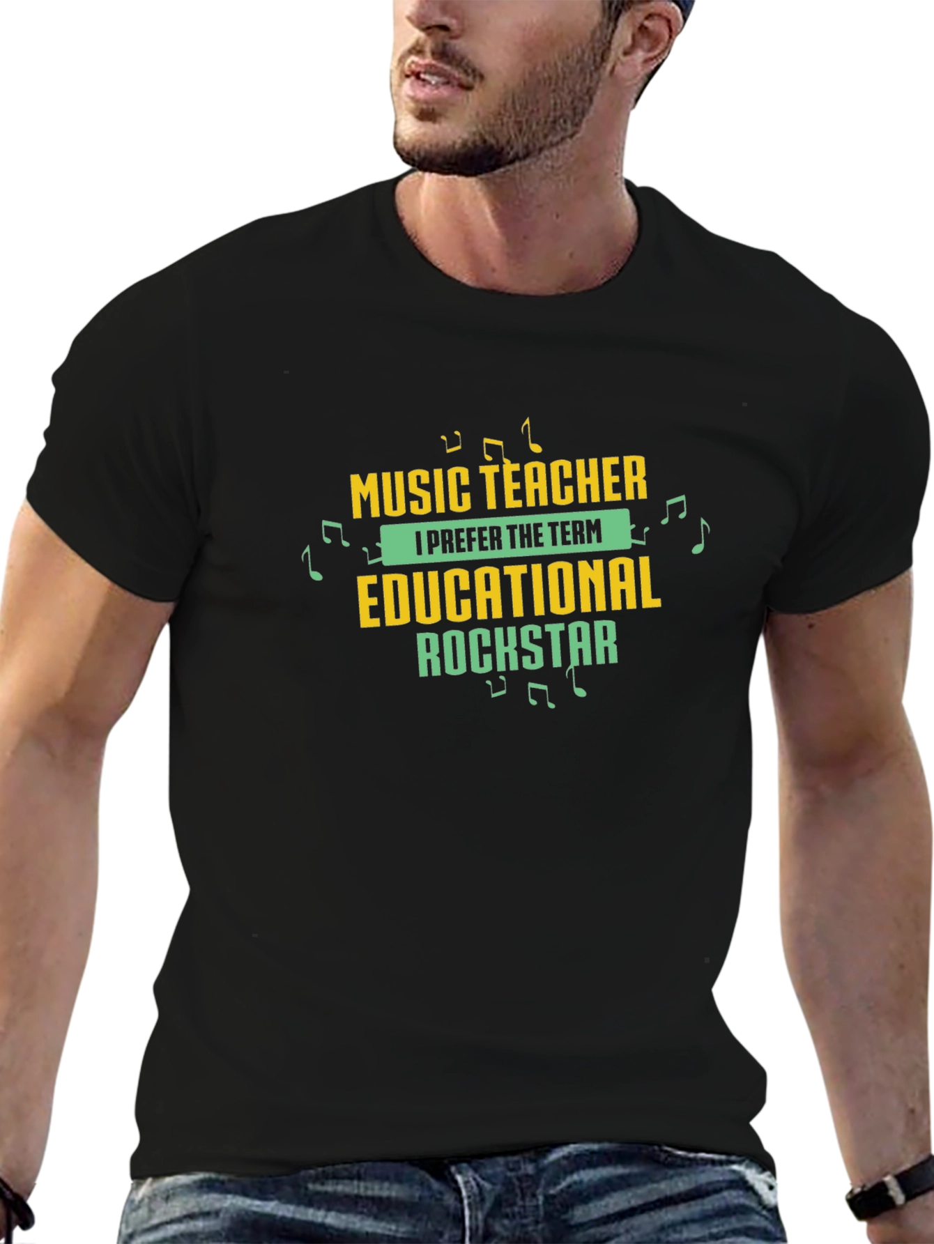 Music Teacher Educational Rockstar Graphic Tee
